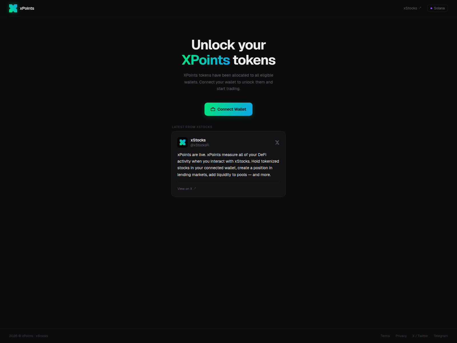 Forensic screenshot of xpoints.fun
