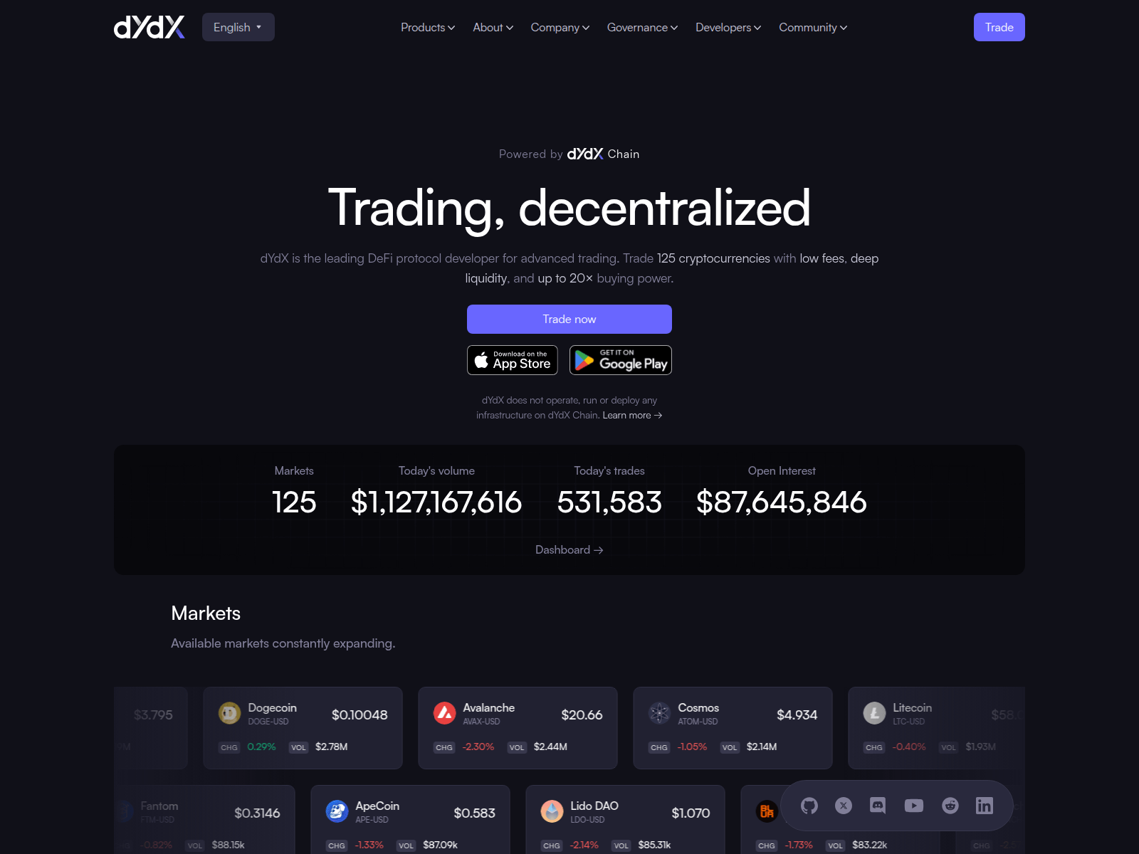 Forensic screenshot of dydxexchange.pages.dev