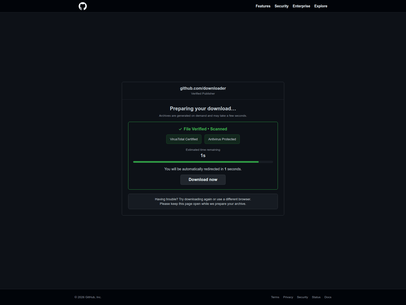 Forensic screenshot of xennoexecs.github.io