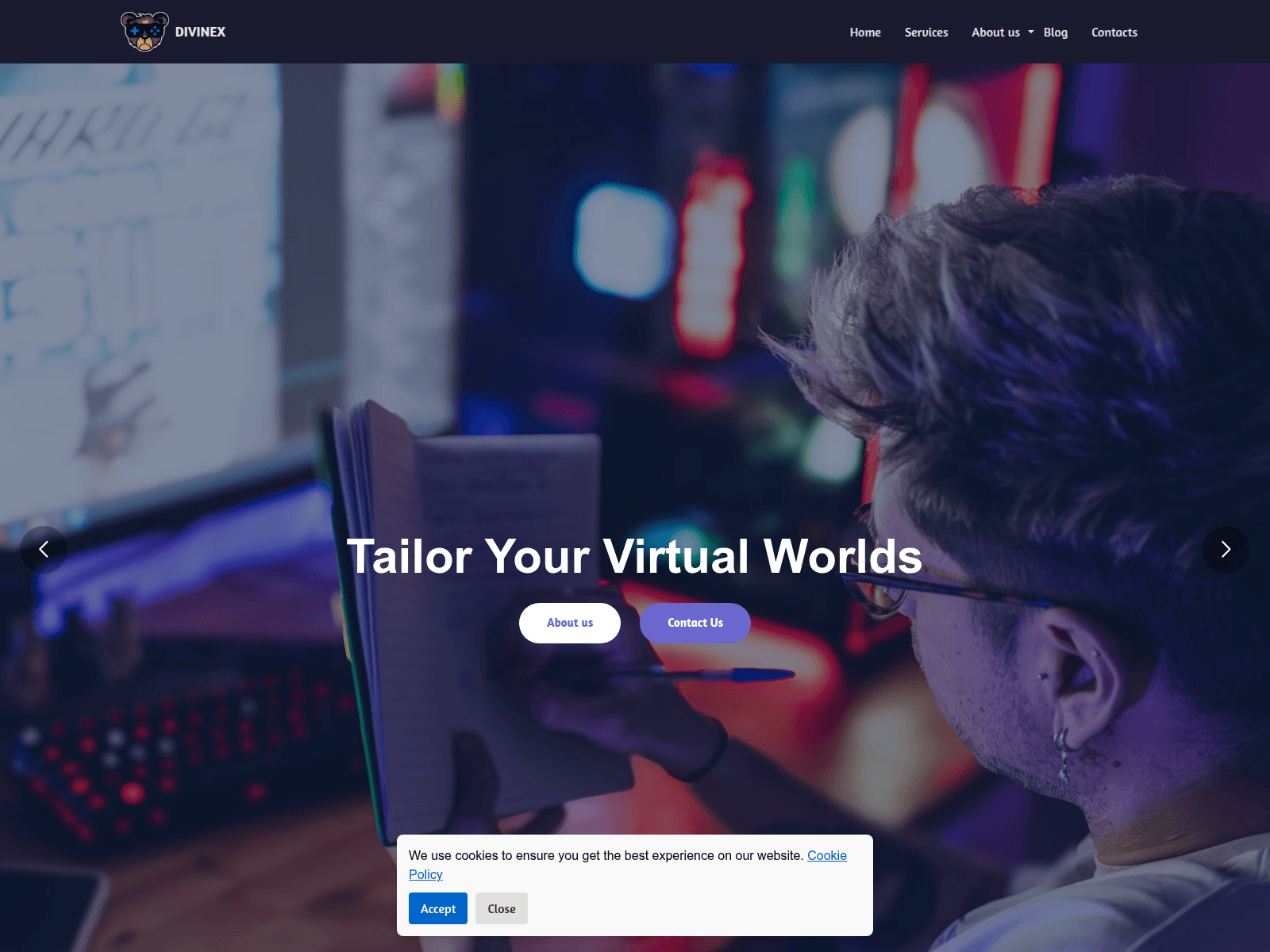 Screenshot of divinex.at