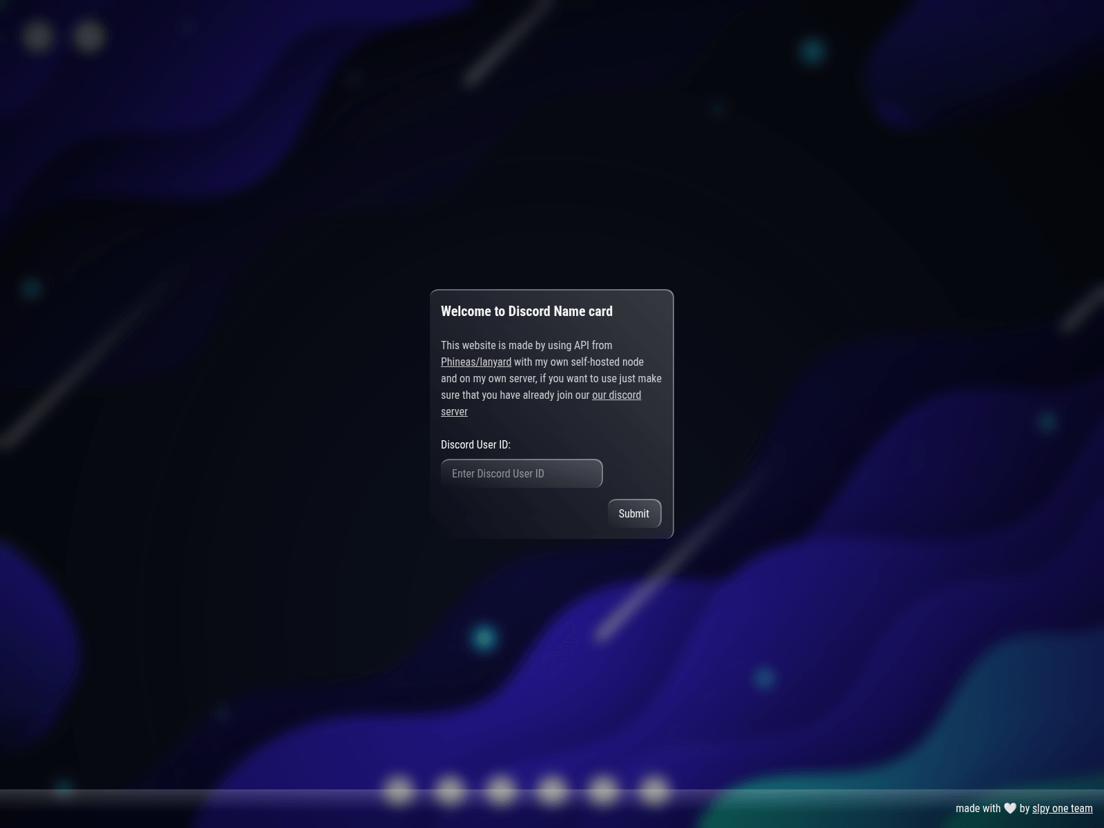 Forensic screenshot of discord-id-react.pages.dev