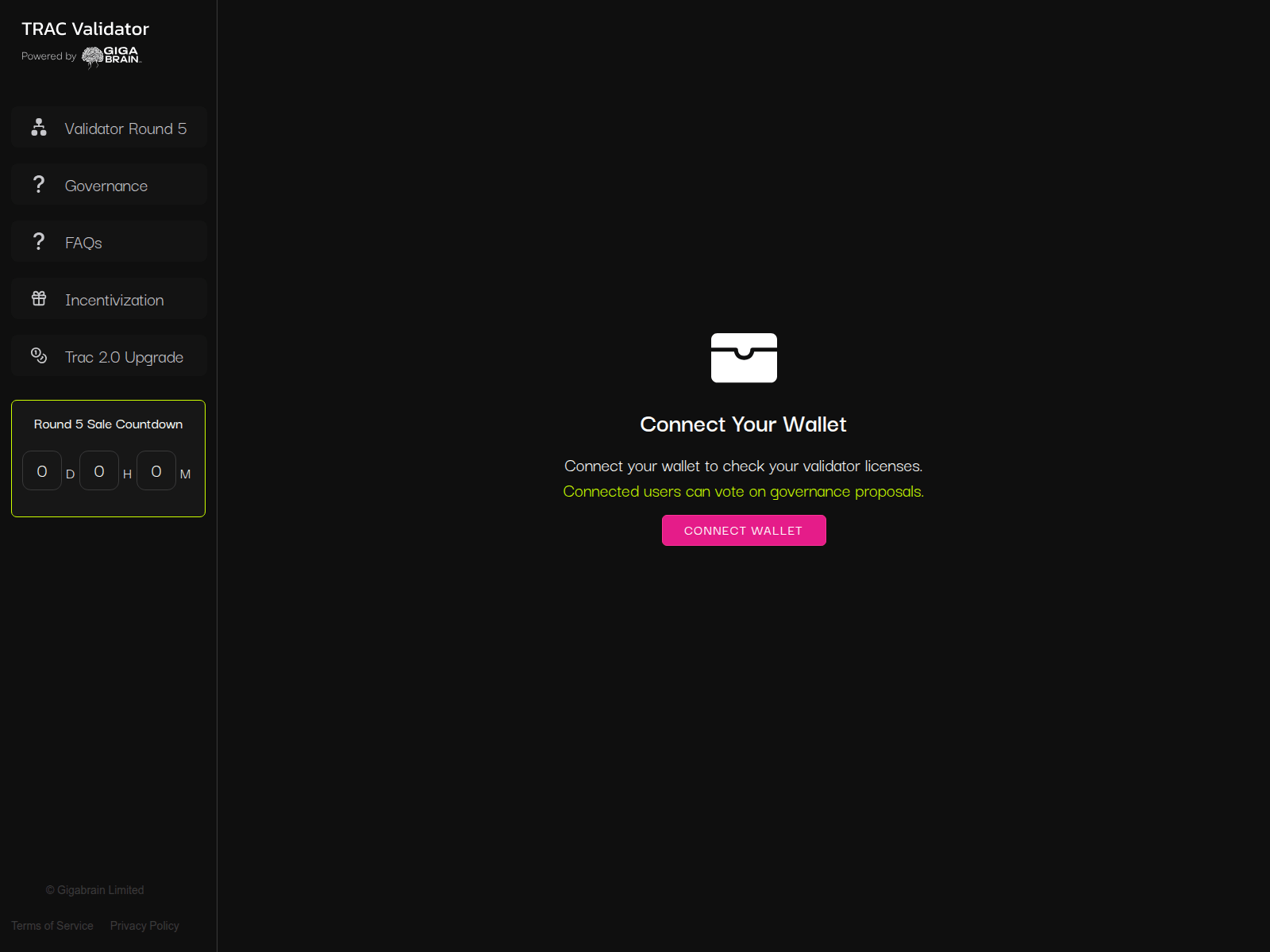 Forensic screenshot of www.tracvalidator.com