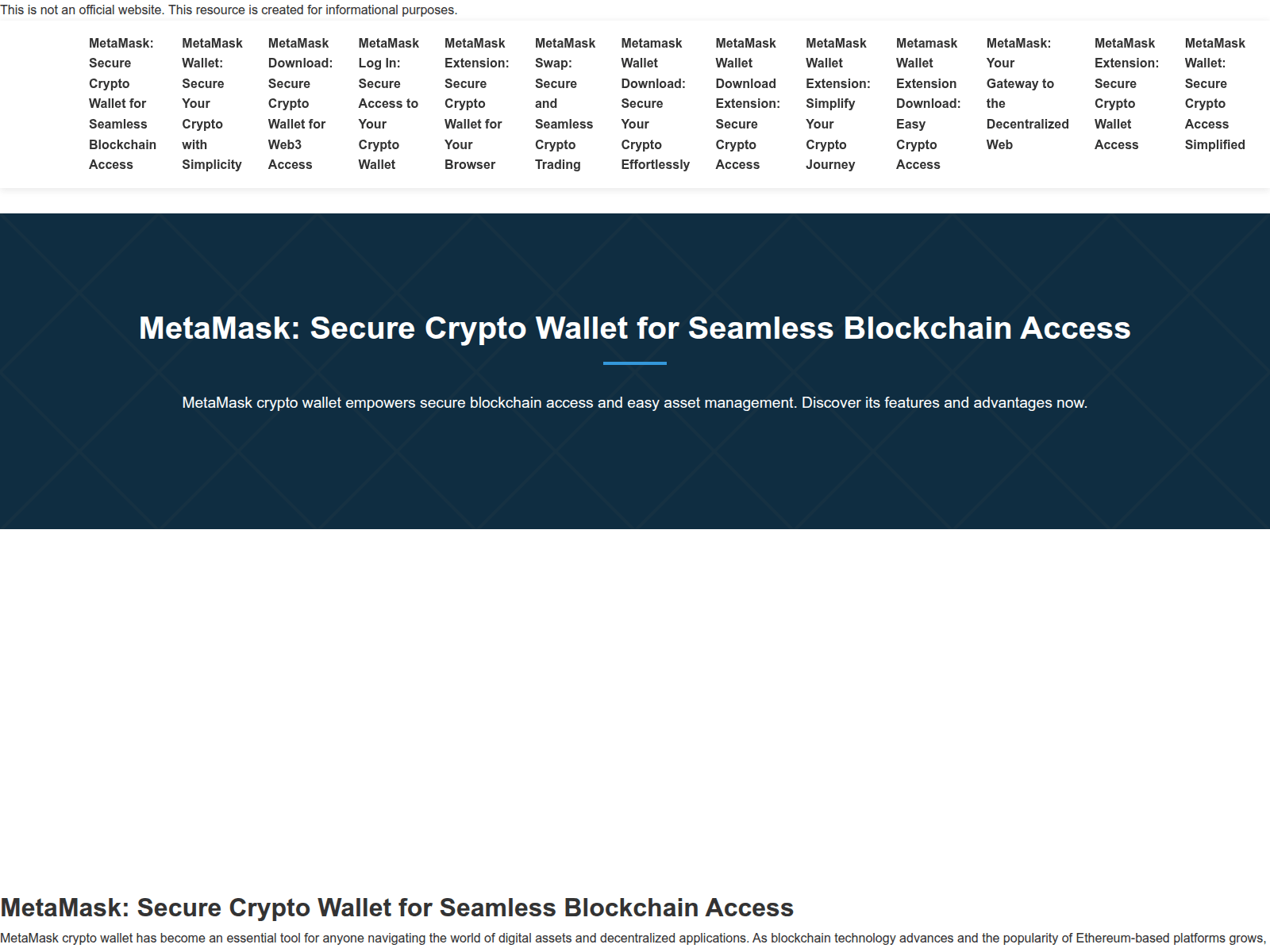 Forensic screenshot of download.web-metamask.to