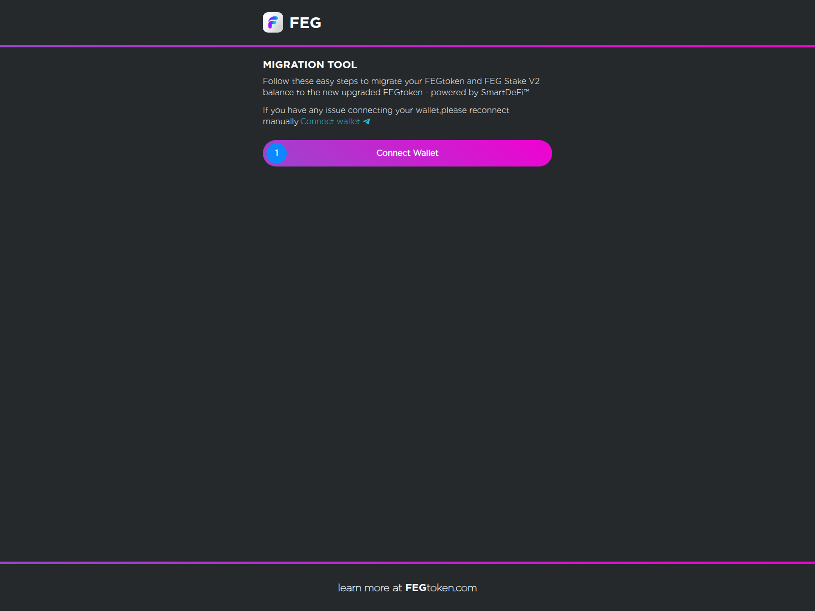 Forensic screenshot of support-fegmigrate.pages.dev
