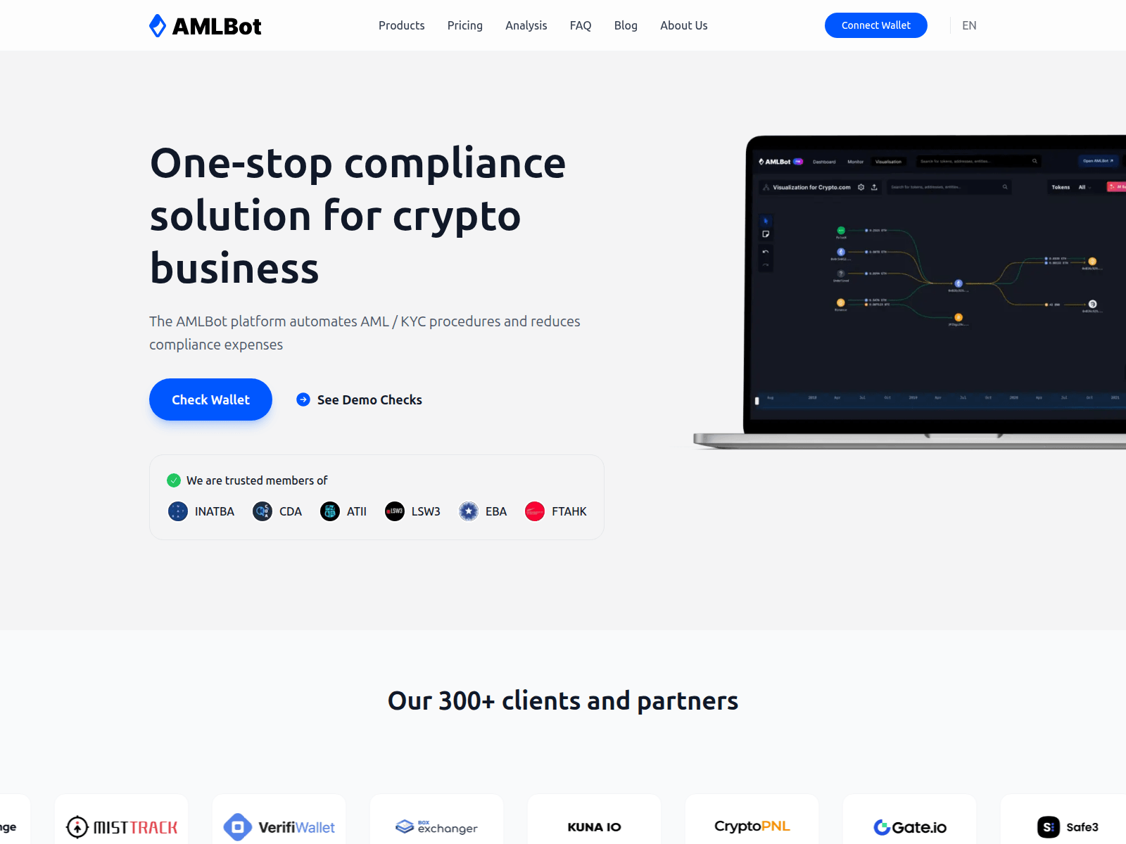 Forensic screenshot of freeaml-bot.com