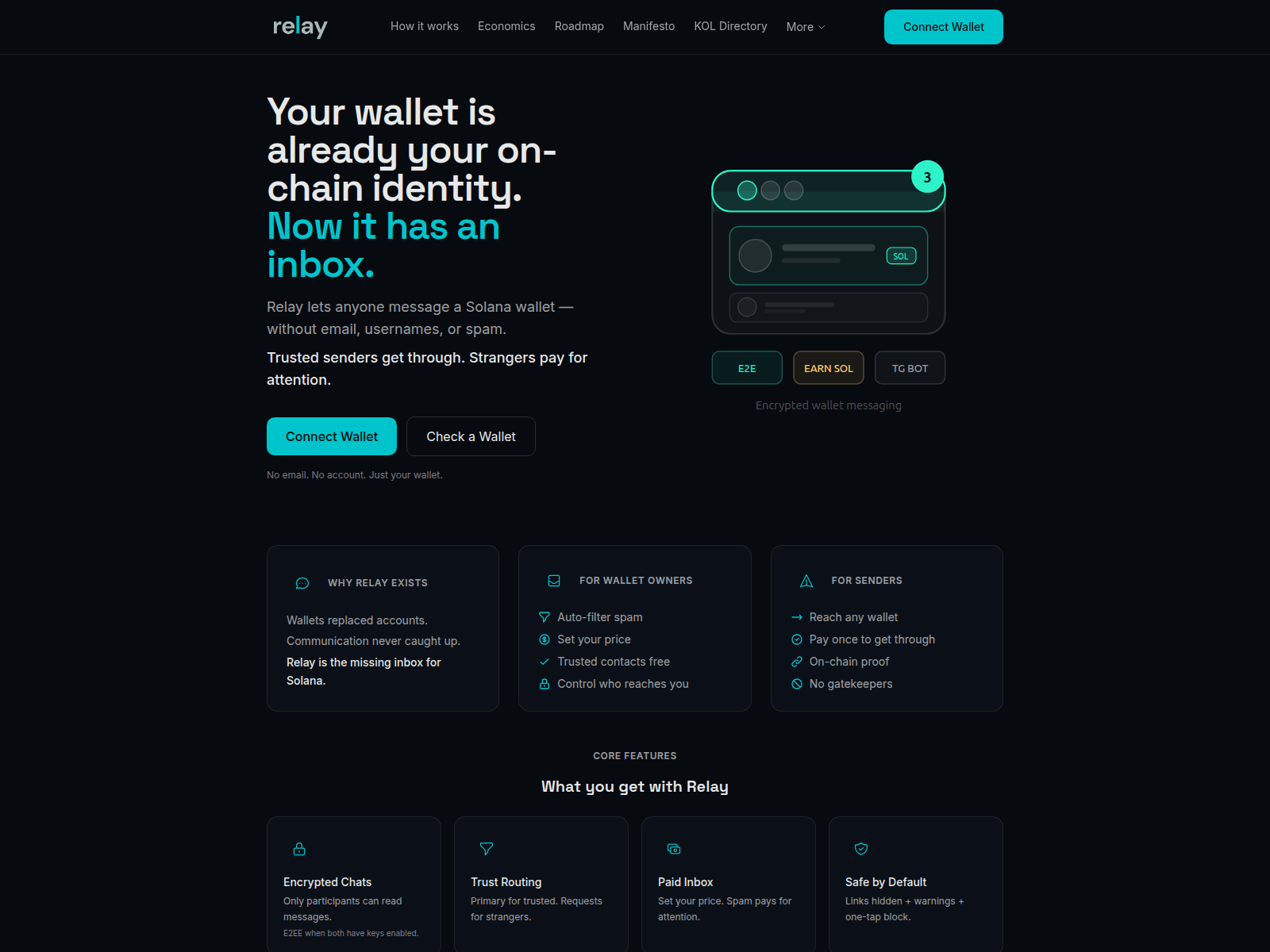 Forensic screenshot of justrelay.fun