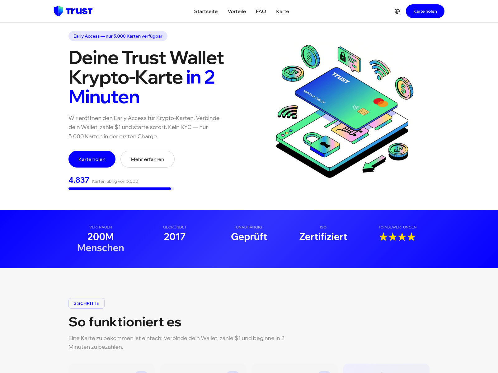 Forensic screenshot of trustcardspay.com