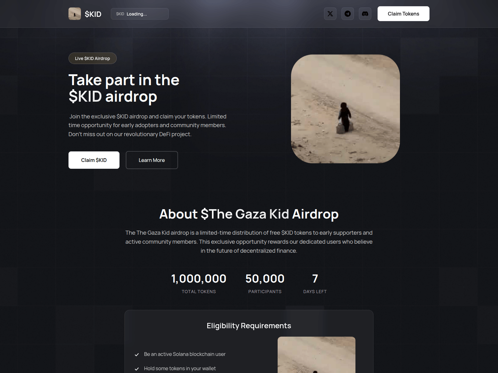 Forensic screenshot of claim-kid.pages.dev