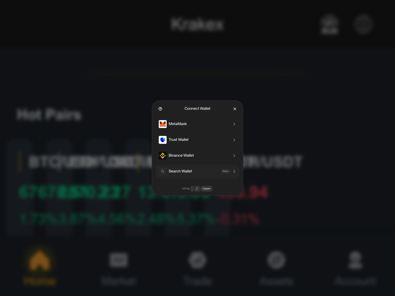 Forensic screenshot of krakex3.vip