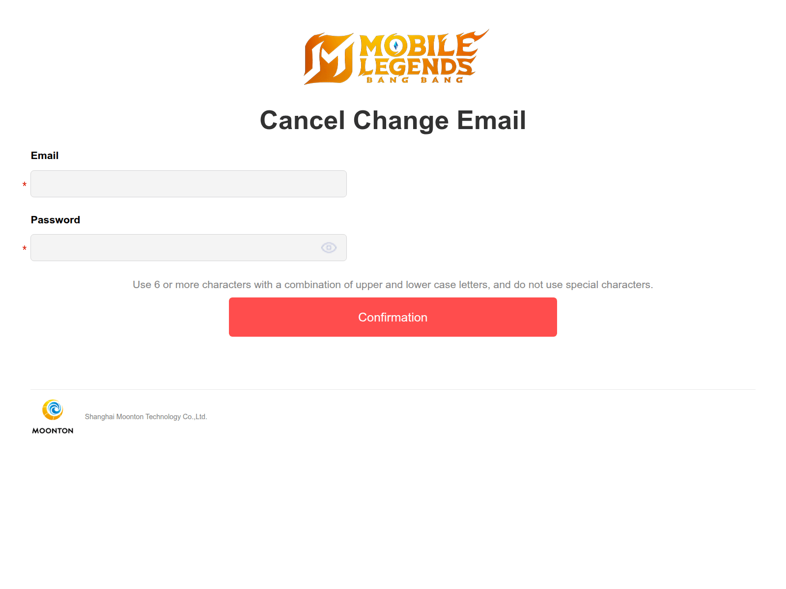 Screenshot of self-service.moontoncs.com