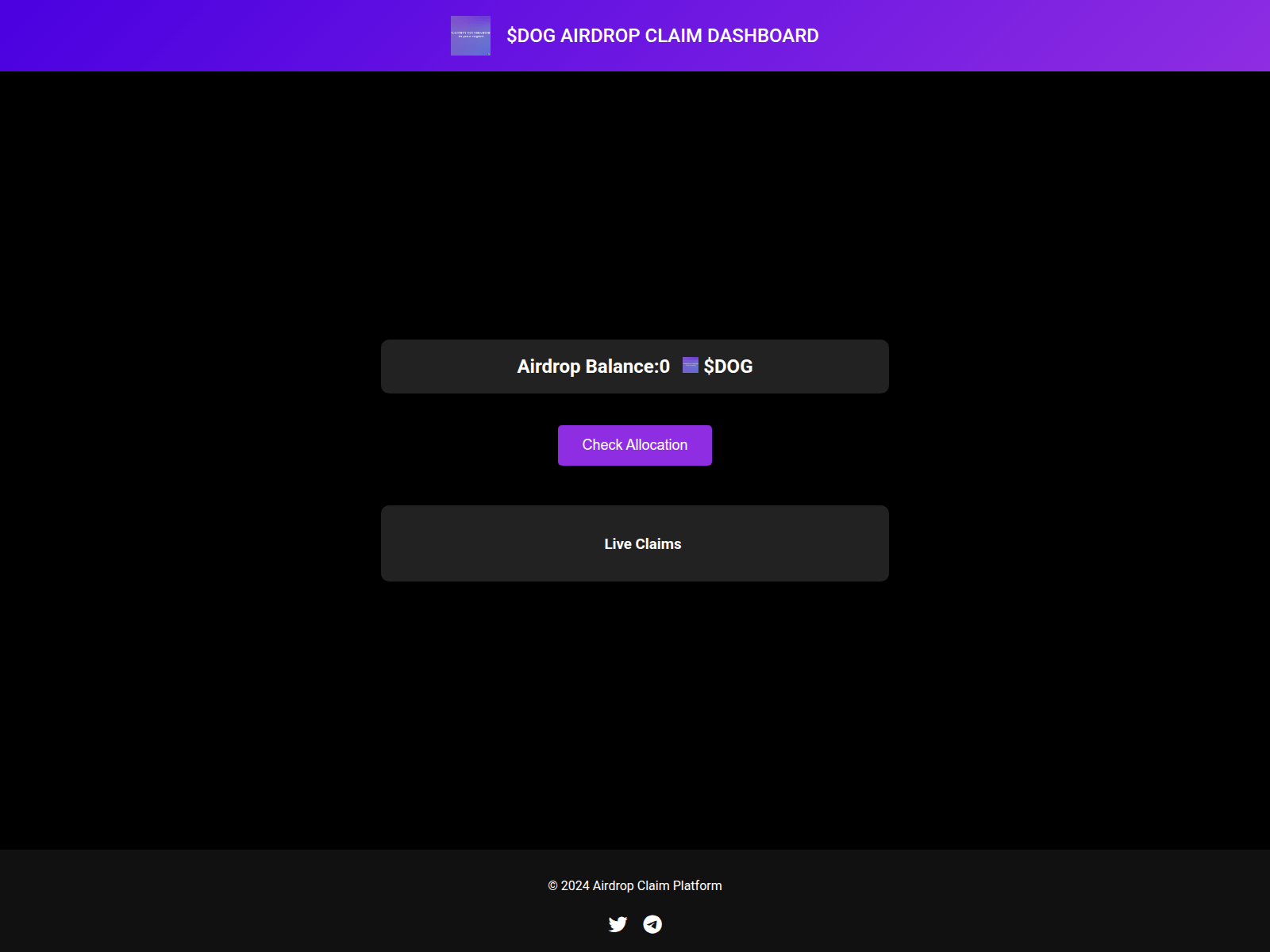 Forensic screenshot of claimdog.pages.dev