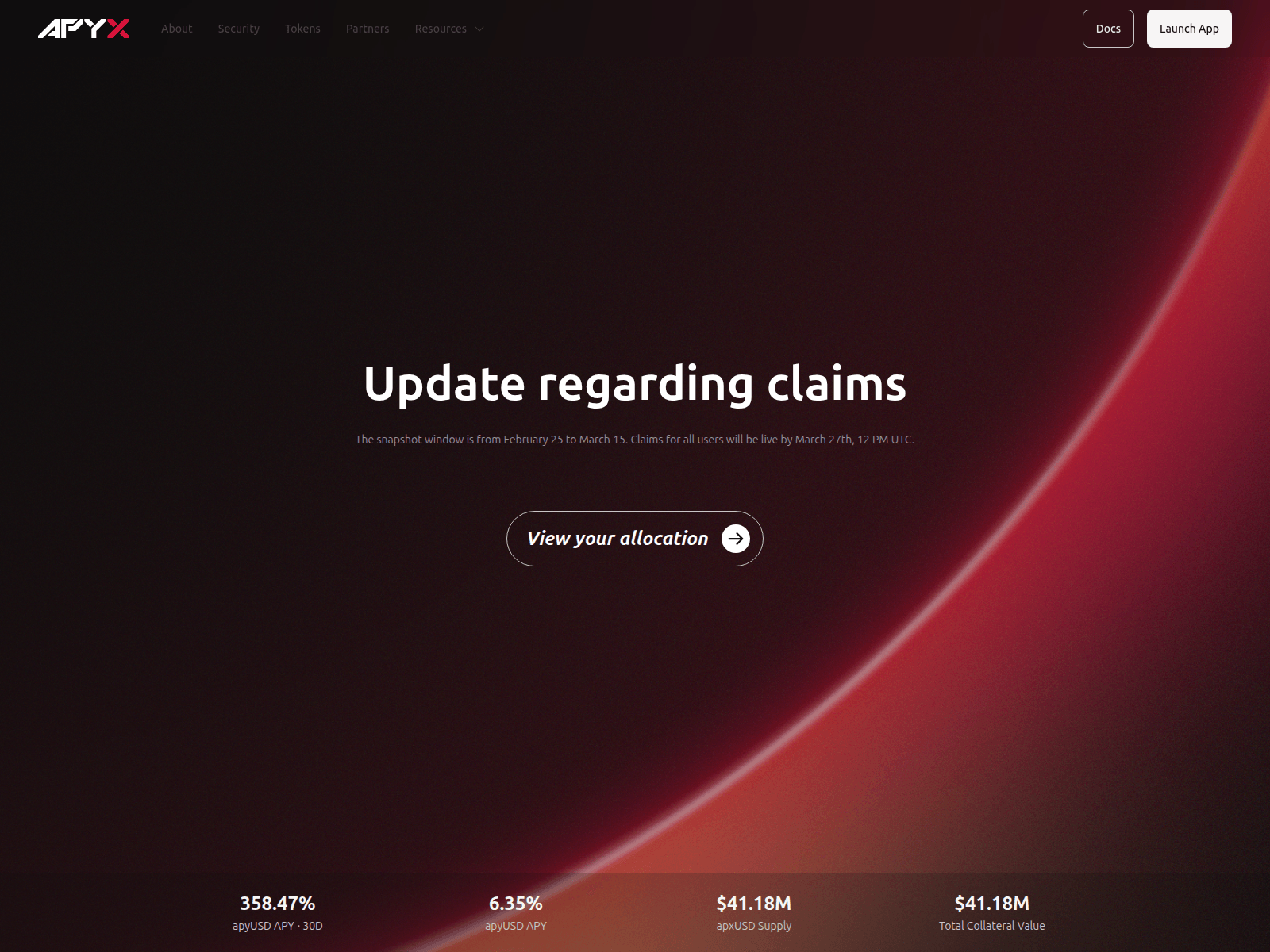 Forensic screenshot of event-apyx.xyz