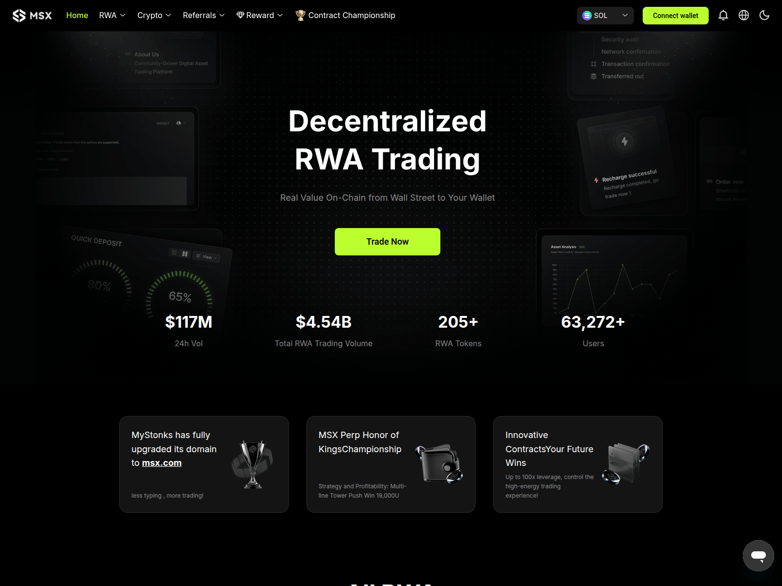 Forensic screenshot of msx-dapp.pages.dev