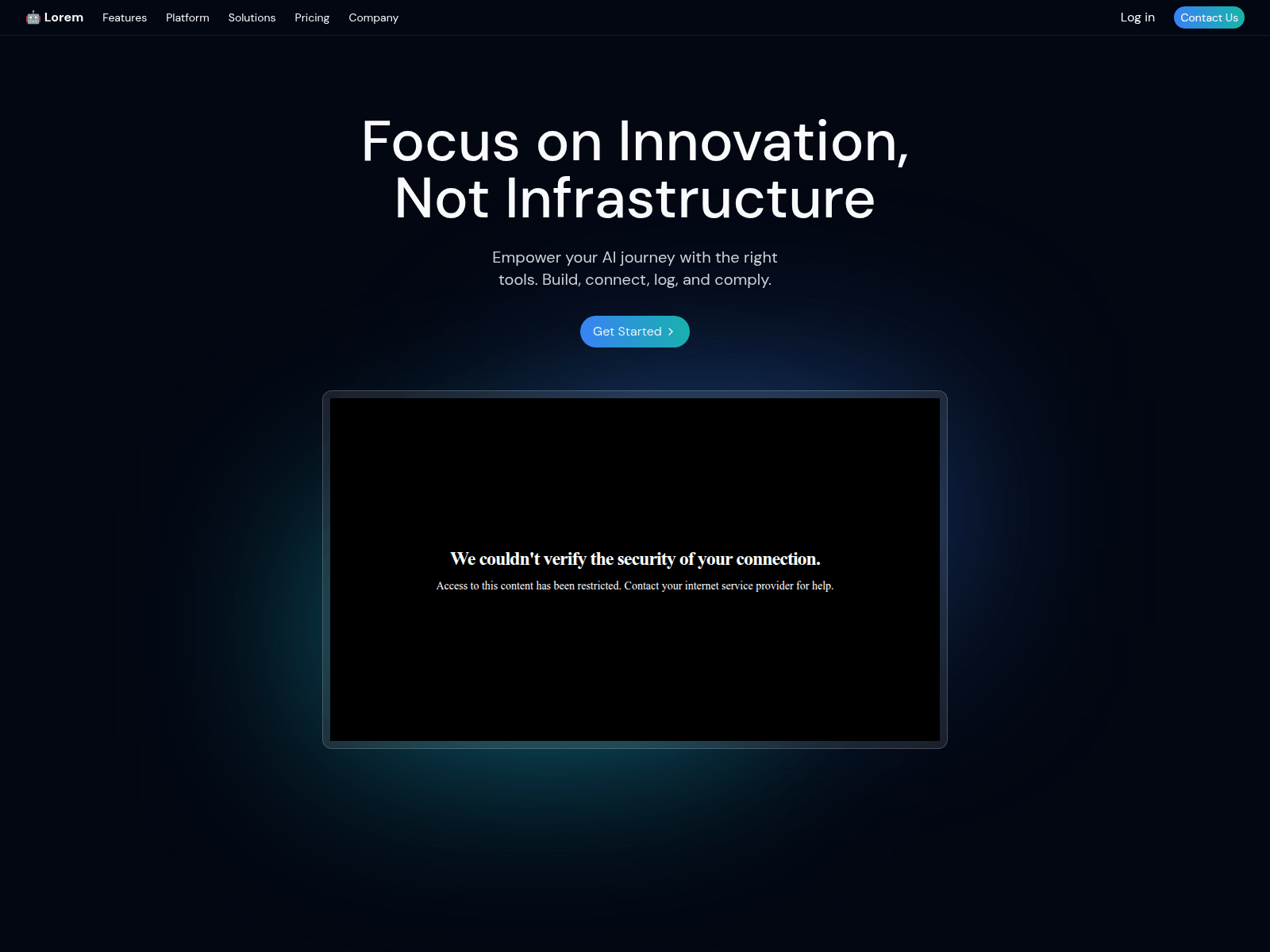 Forensic screenshot of lorem-cu4.pages.dev