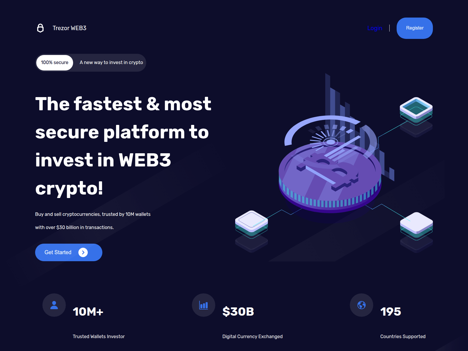 Forensic screenshot of trezornetwork.com