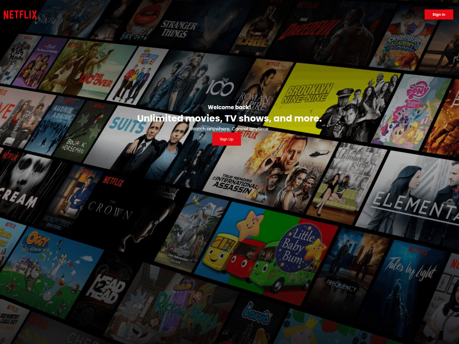 Forensic screenshot of netflix-clone-zeta-three.vercel.app