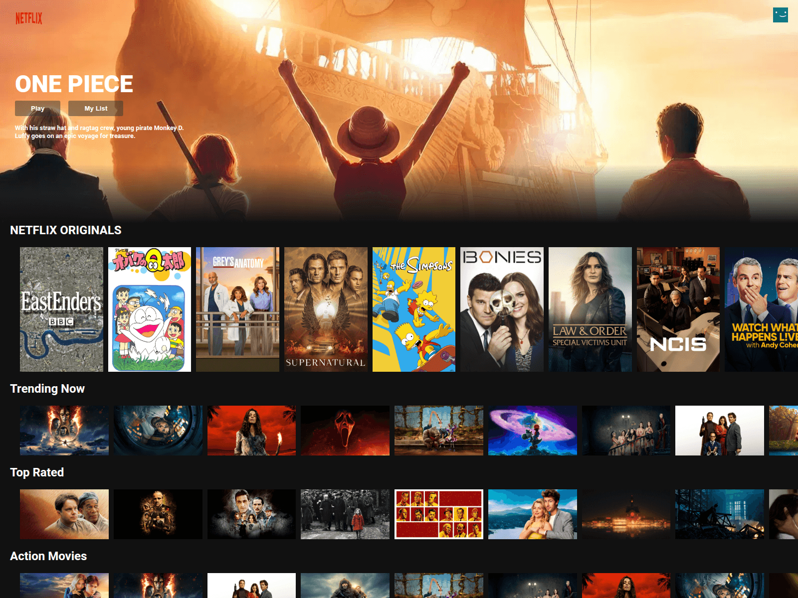 Forensic screenshot of netflix-clone-1a4f2.firebaseapp.com