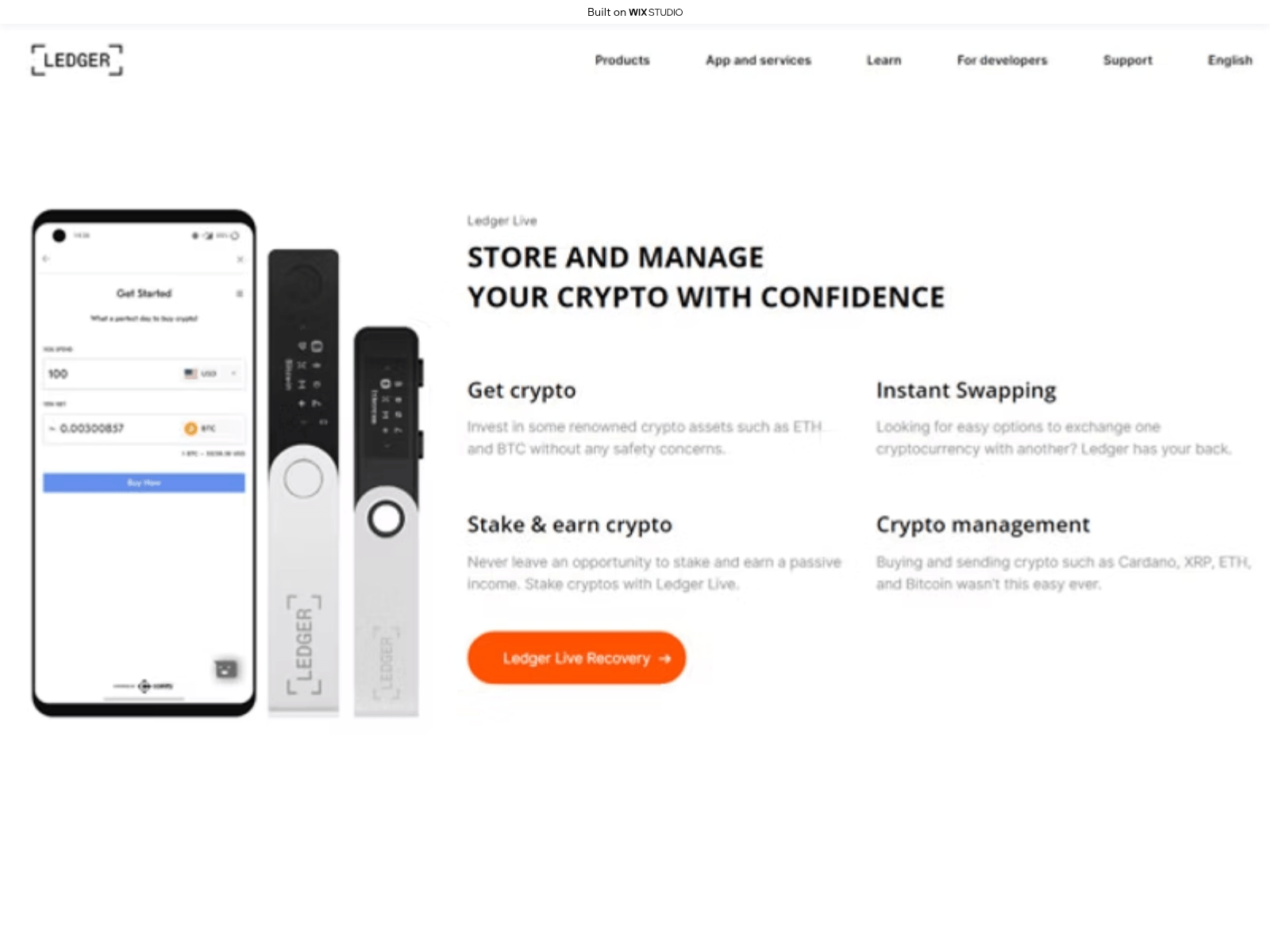 Forensic screenshot of eng-ledgrdesktop.wixstudio.com