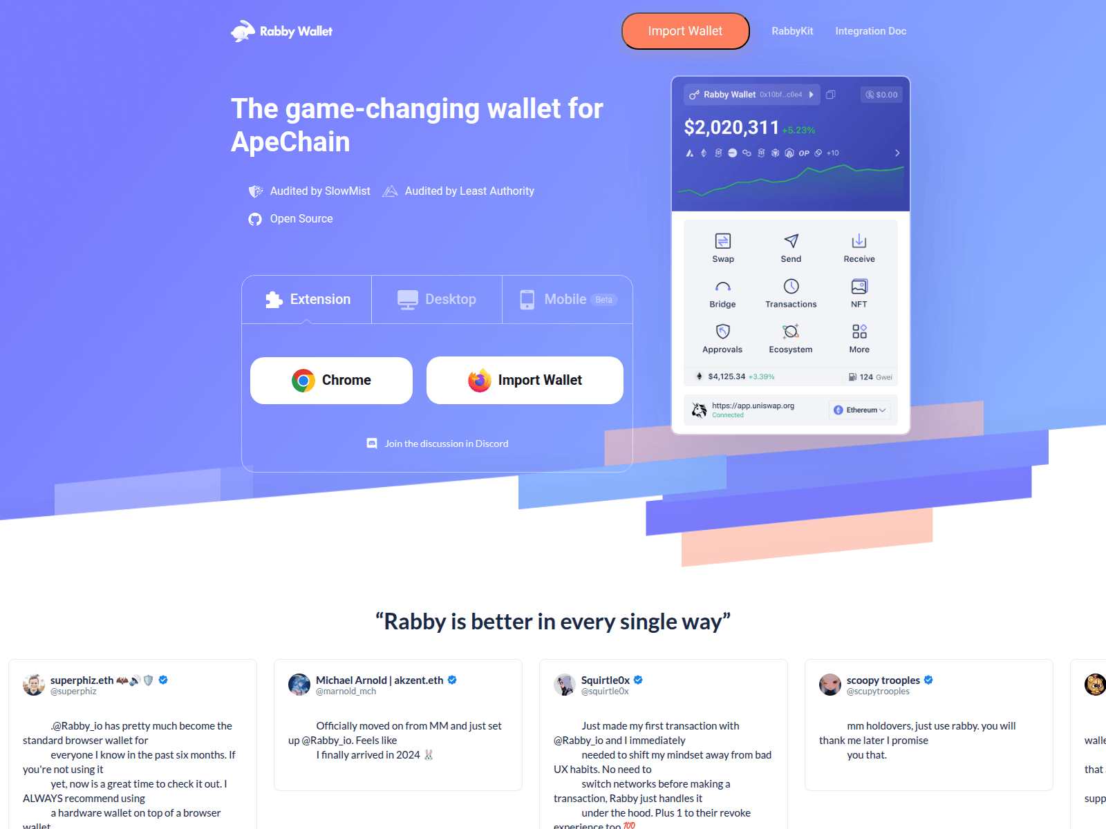 Forensic screenshot of rabbyweb3wallet.com