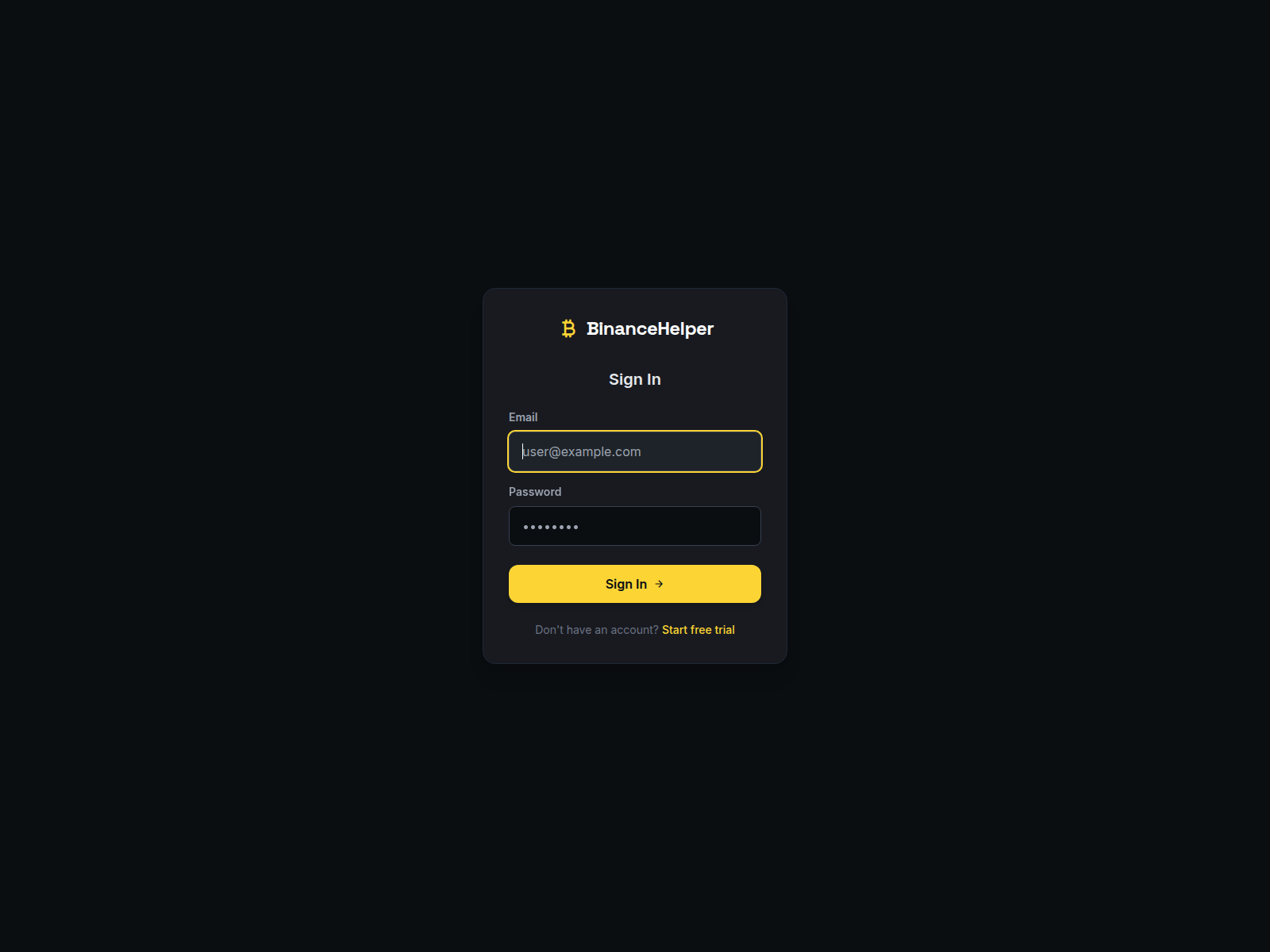Screenshot of ukraine.binance.zaidev.ch