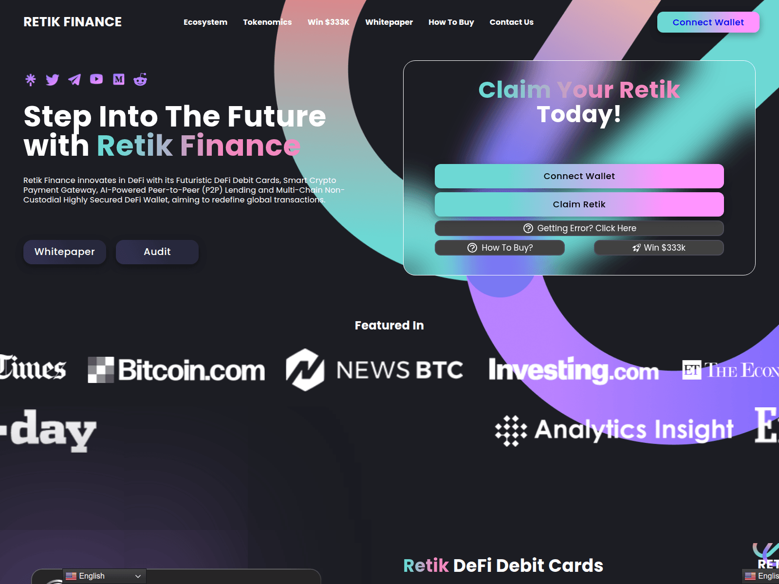 Forensic screenshot of officialretik.pages.dev