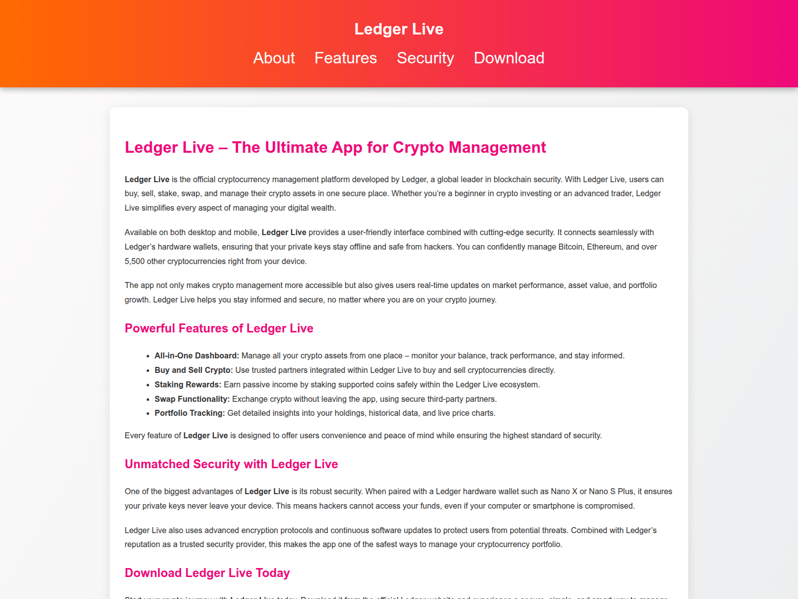 Forensic screenshot of ldger--live-site.pages.dev