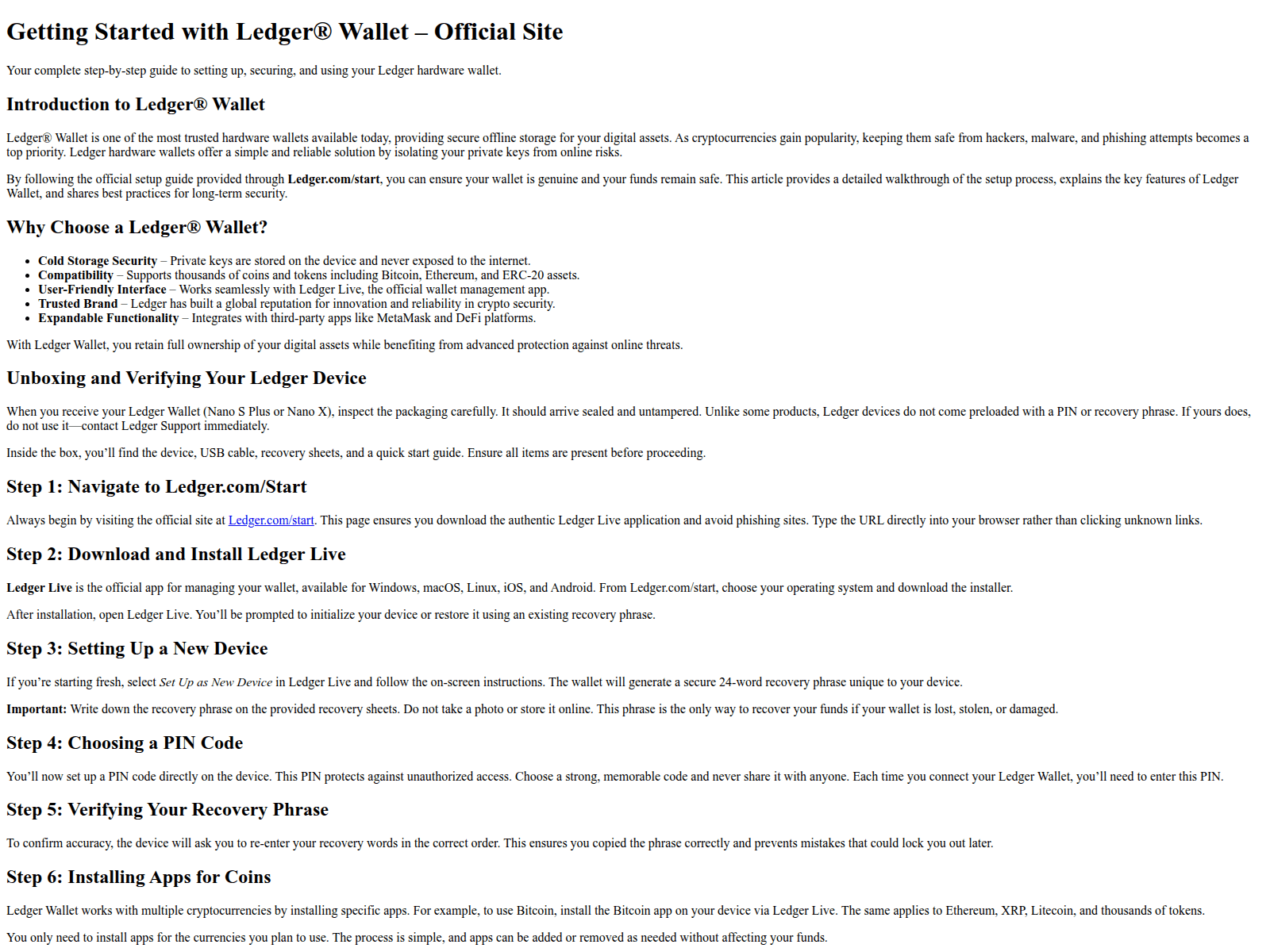 Forensic screenshot of ladger-wallet-support.pages.dev