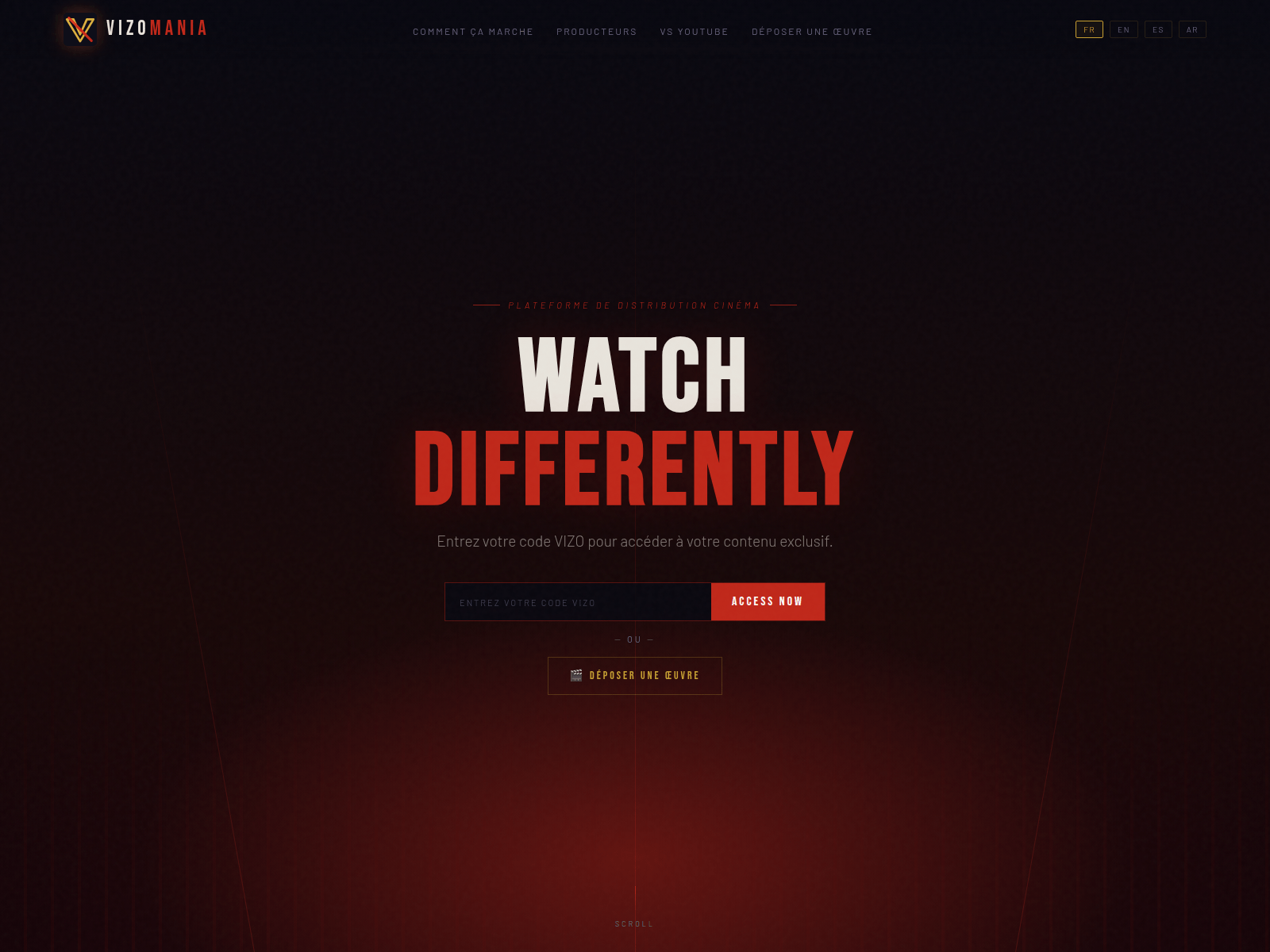 Forensic screenshot of vizomania.pages.dev