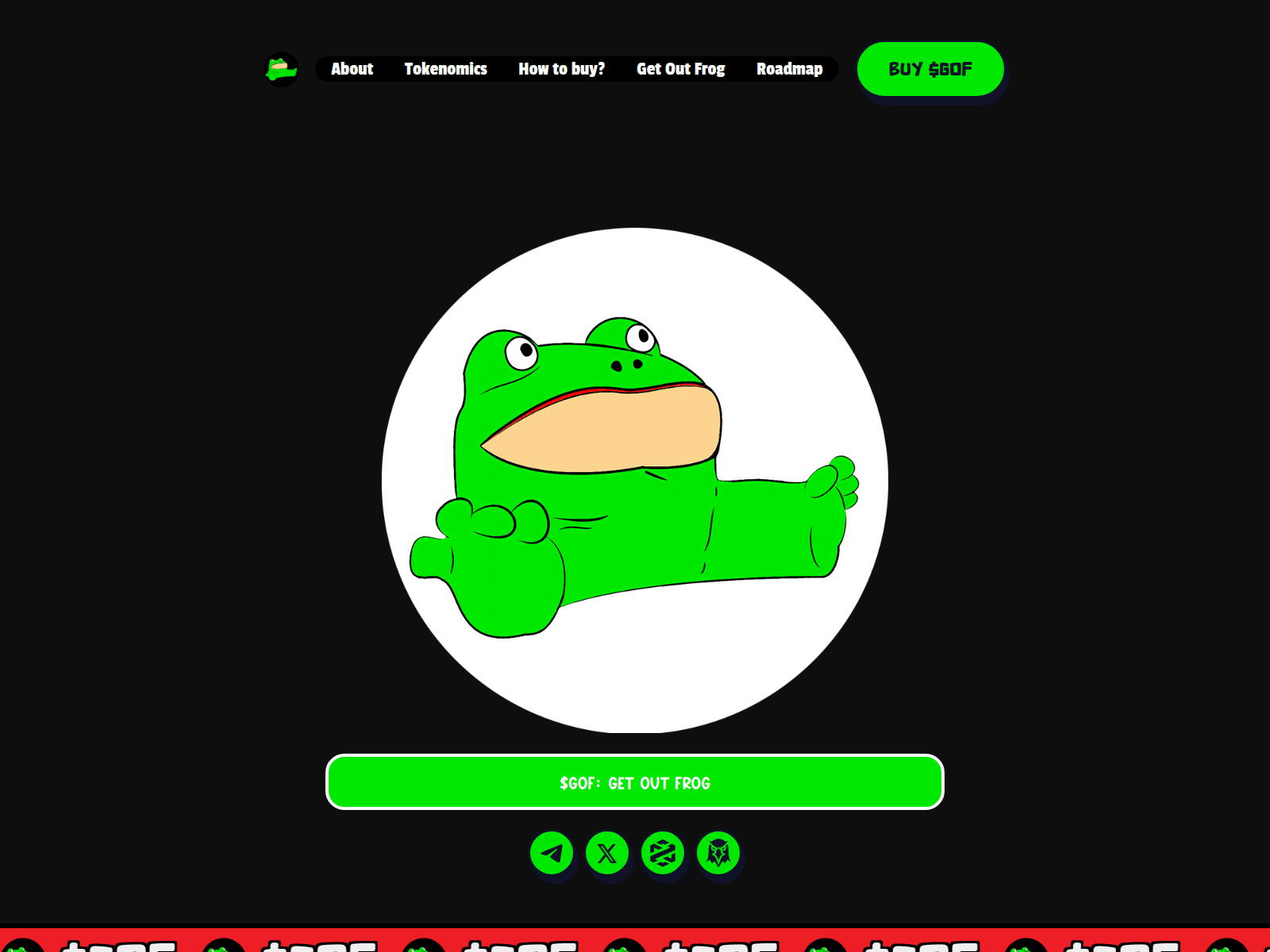 Forensic screenshot of getoutfrog.com