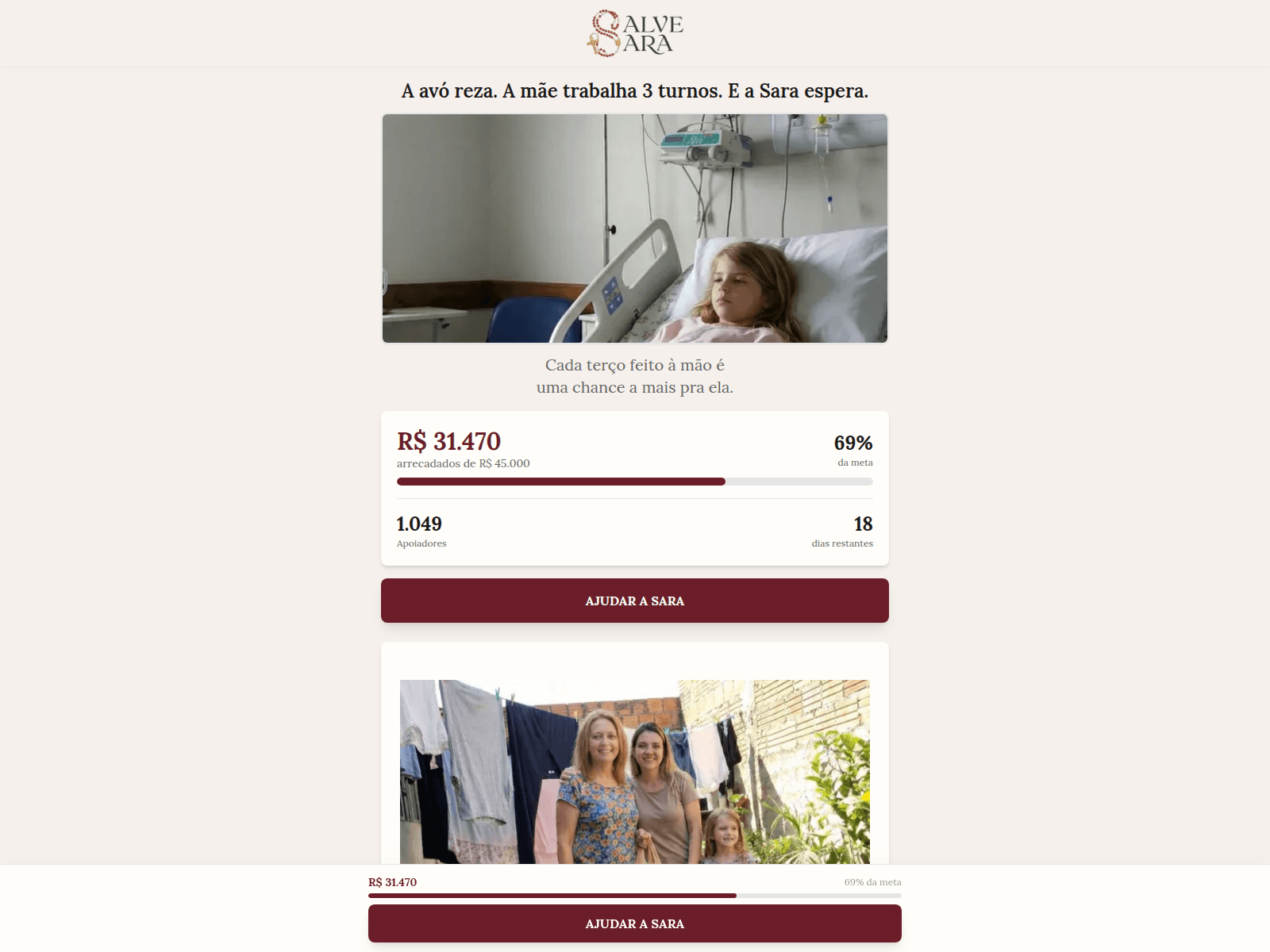 Forensic screenshot of apoieaparecida.com