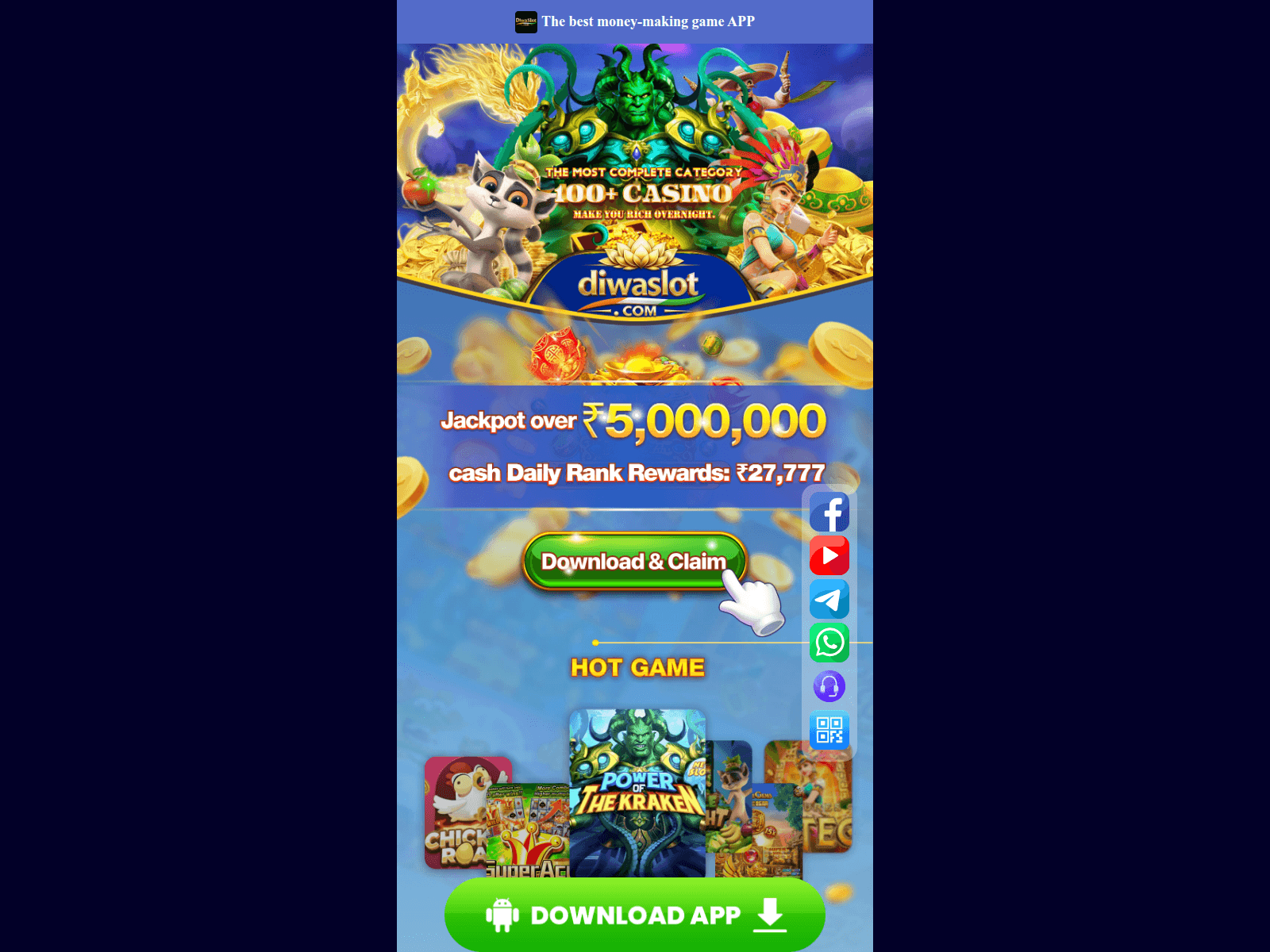 Forensic screenshot of sharediwaslot.vip