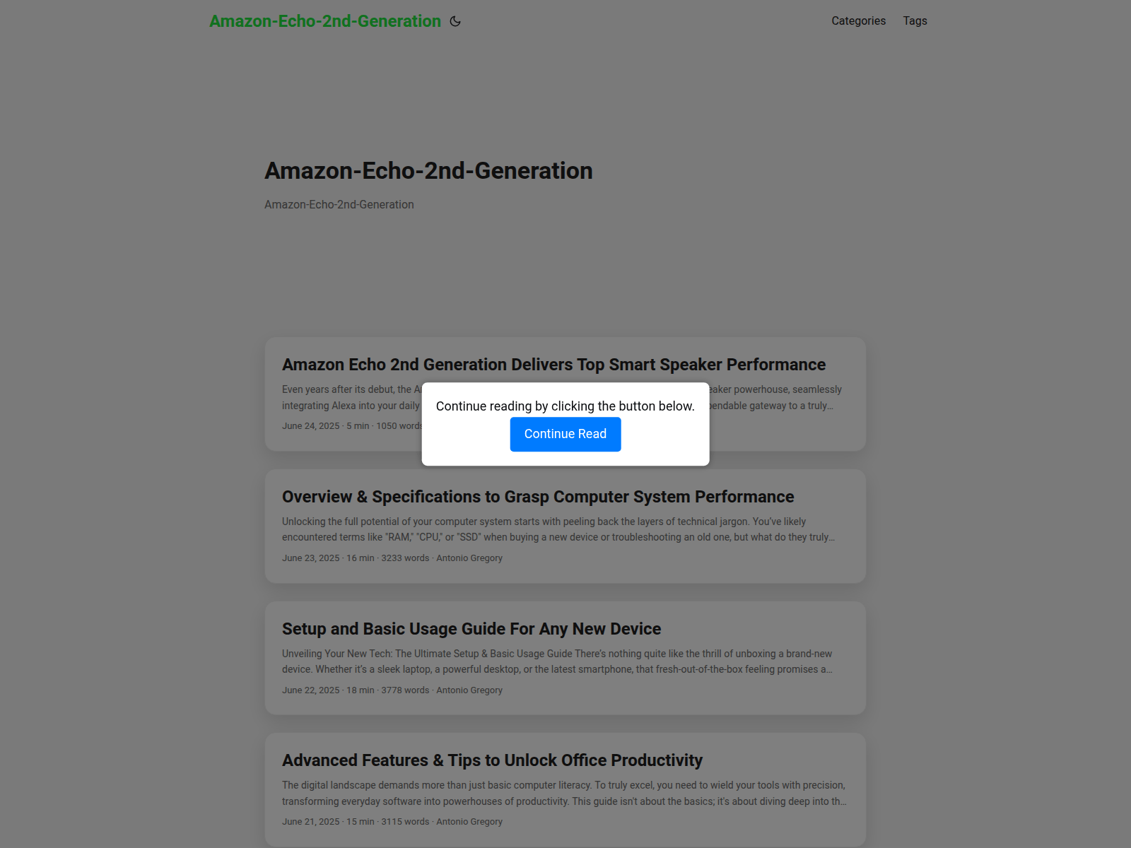 Forensic screenshot of amazon-echo-2nd-generation.pages.dev