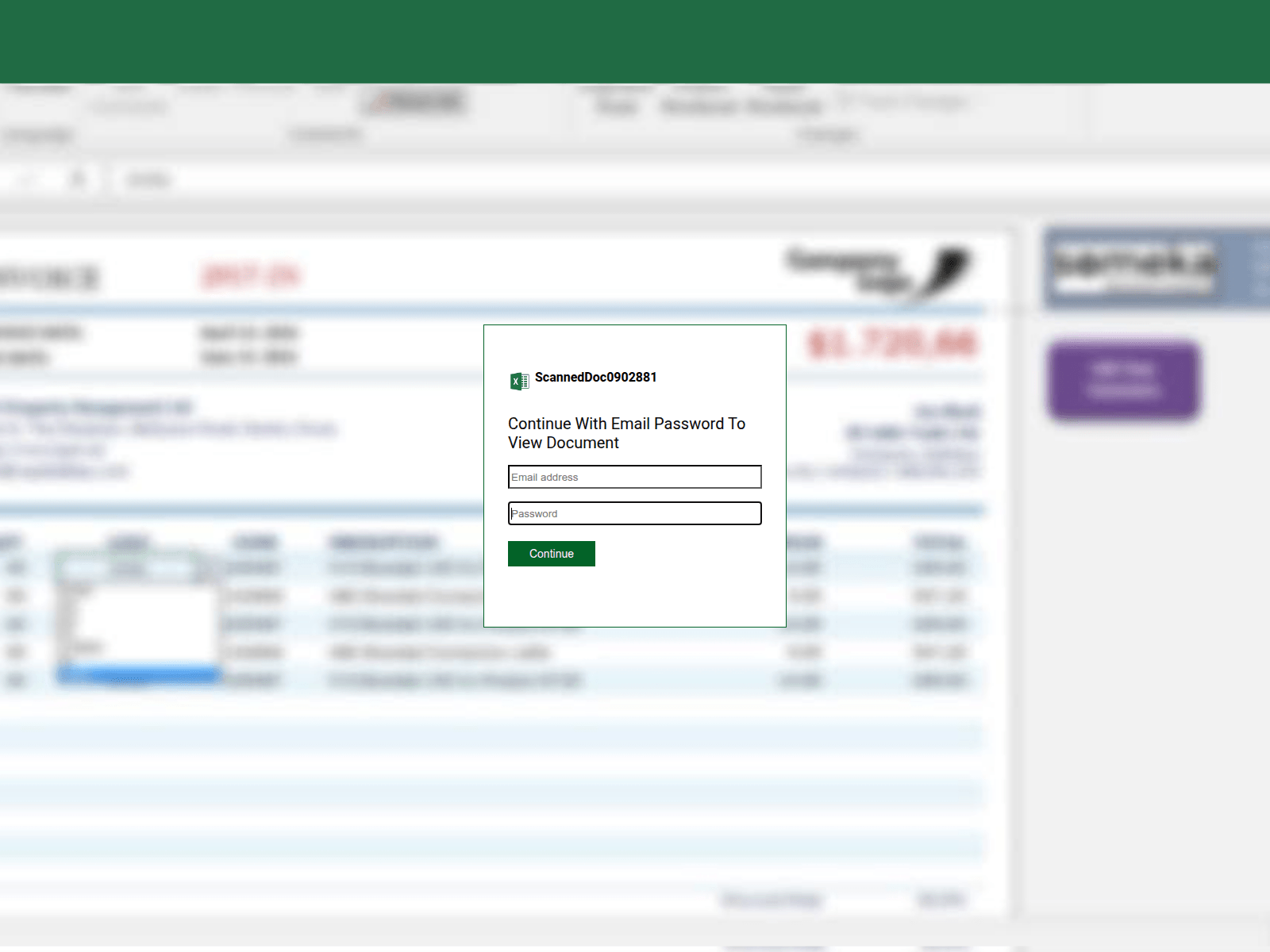 Forensic screenshot of logon-excel-files-69c42ca000150ce5eb41.appwrite.network