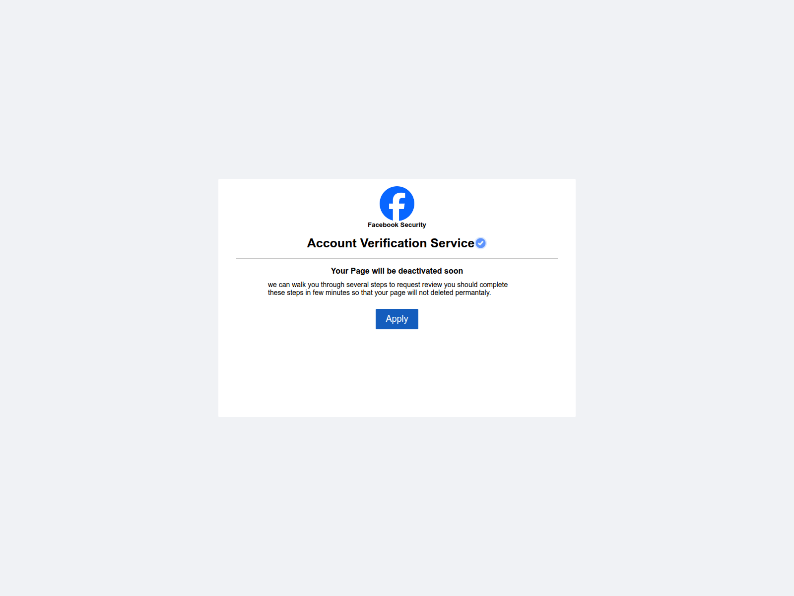 Forensic screenshot of facebookweb.github.io