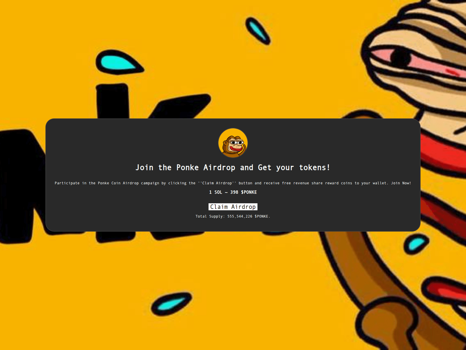 Forensic screenshot of ponkerevairdrop.pages.dev