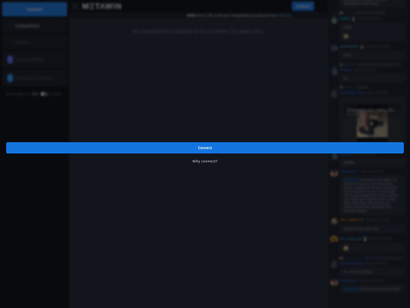 Forensic screenshot of metawin.vercel.app