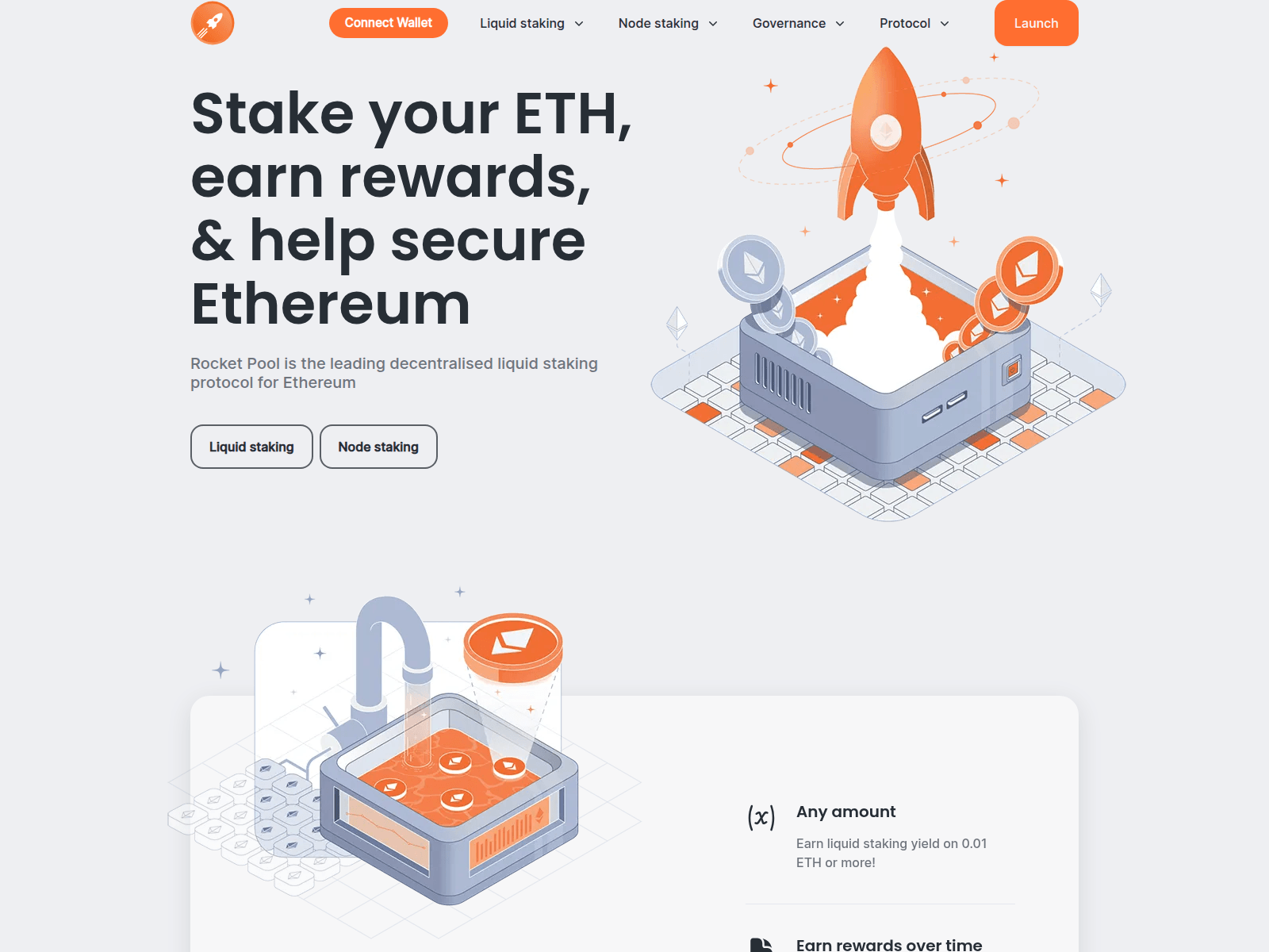 Forensic screenshot of rocketpool-testing.pages.dev