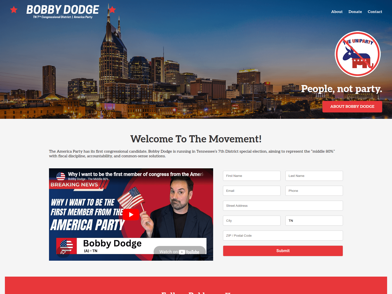 Forensic screenshot of bobbydodge.pages.dev