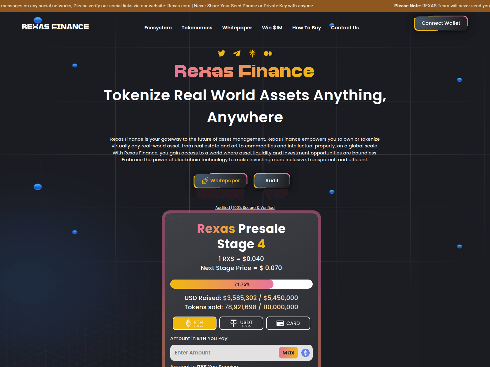 Forensic screenshot of rexasfianceclaim.pages.dev