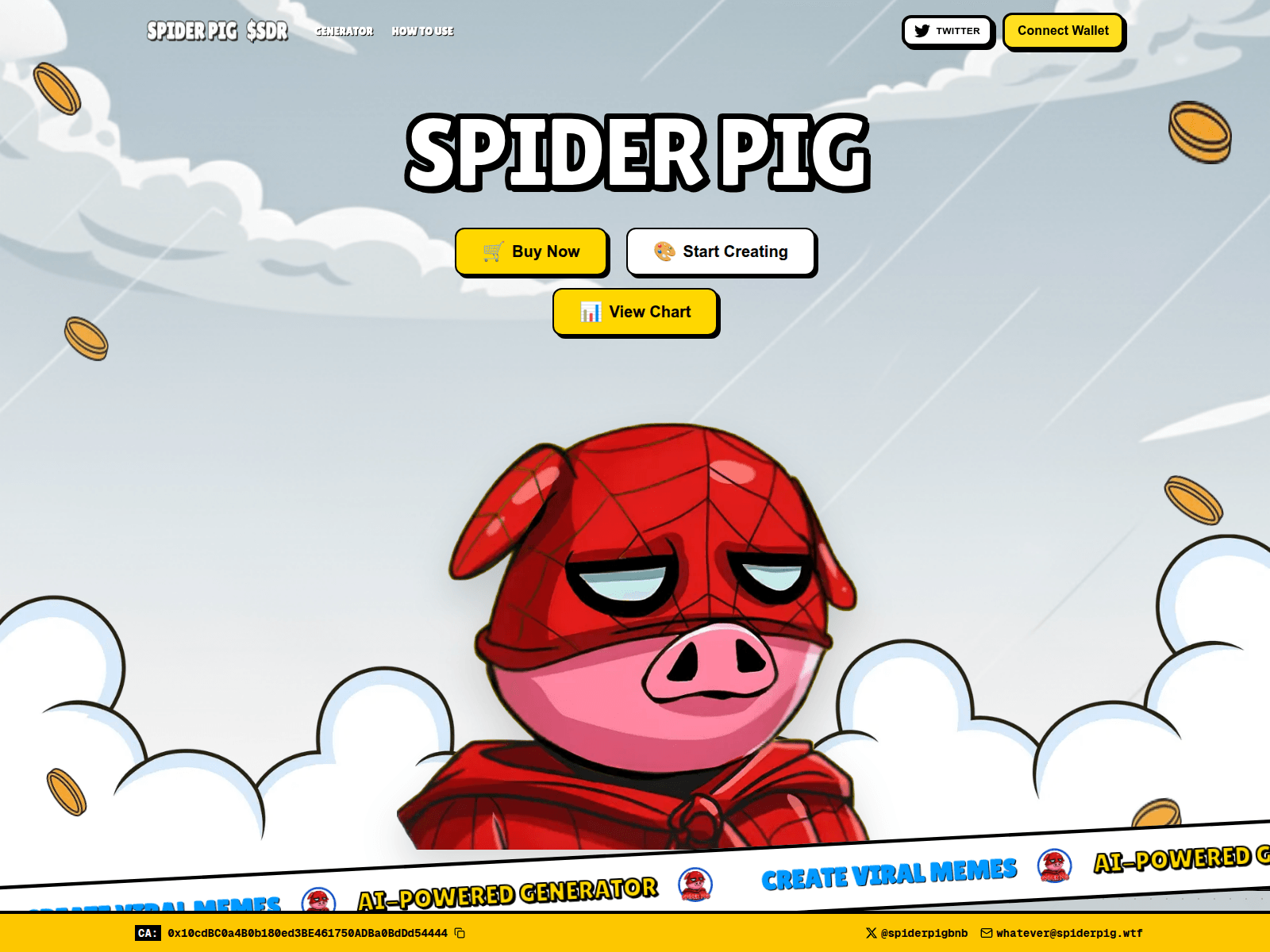 Forensic screenshot of www.spiderpigbnb.wtf