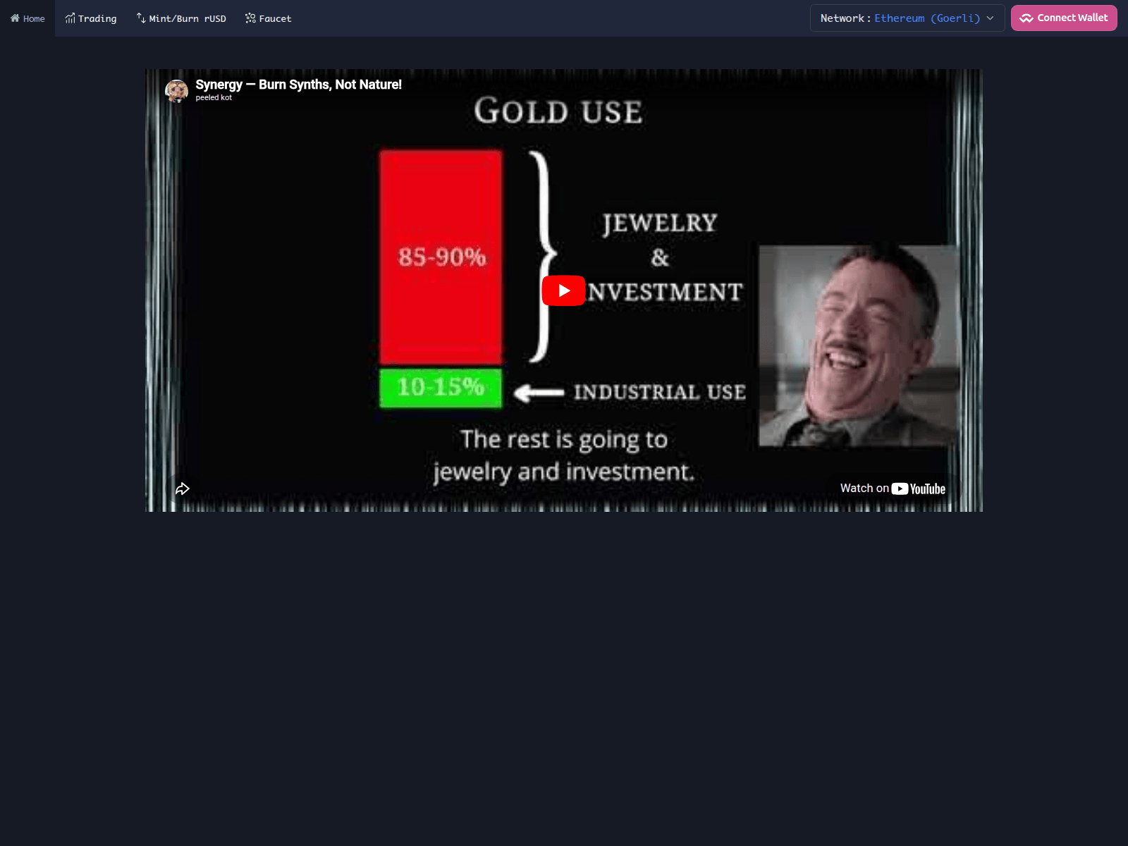 Forensic screenshot of synergy-chainlink.github.io