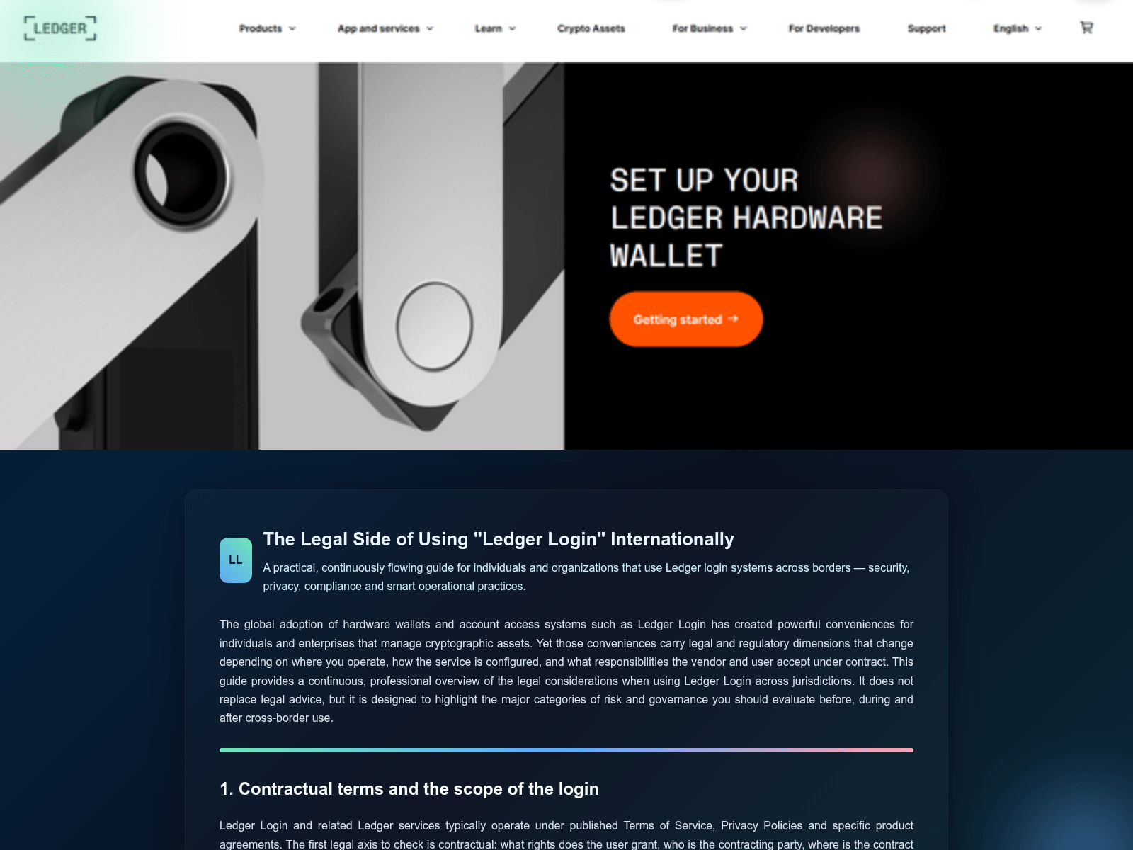 Screenshot of logen-lgar-docs.pages.dev
