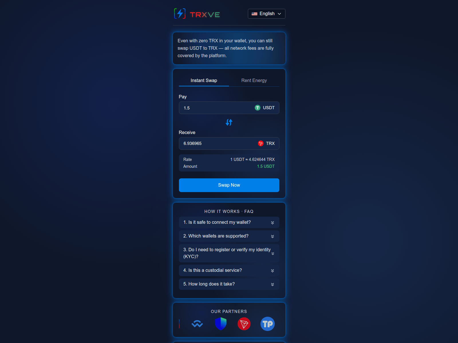 Forensic screenshot of trxve.com