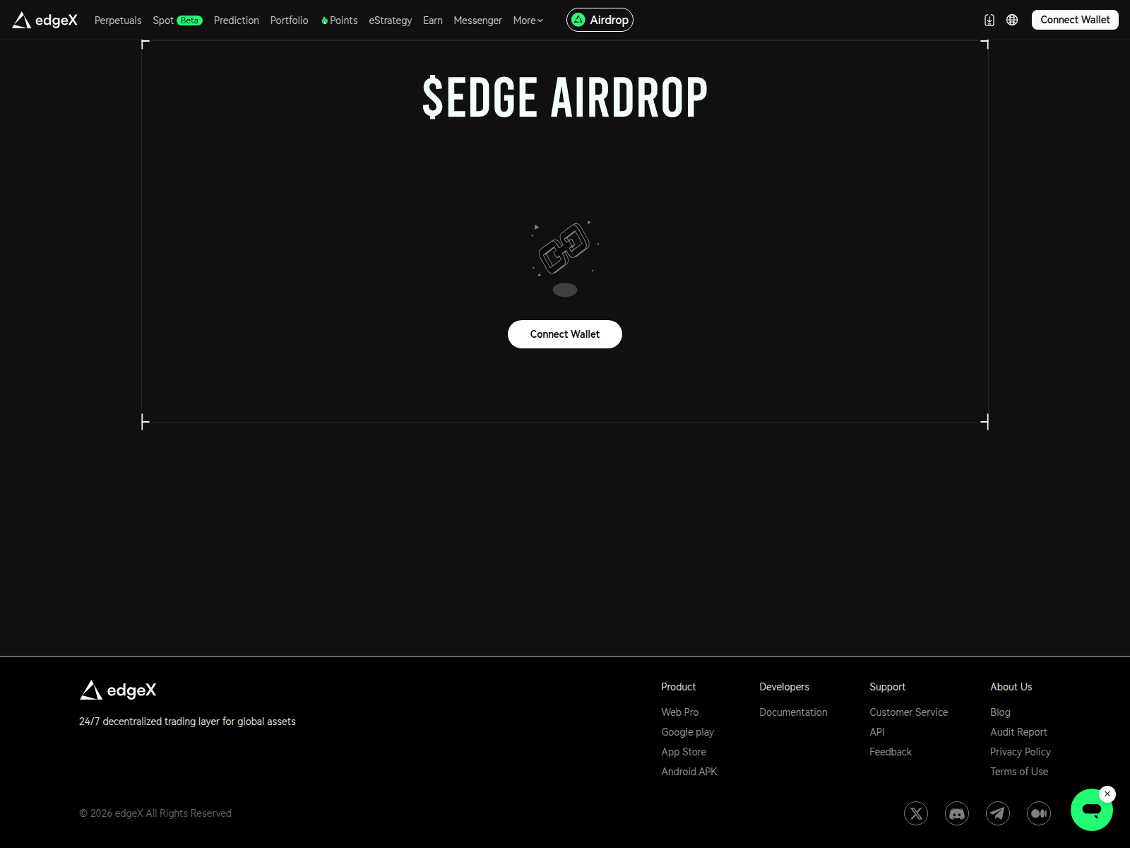 Forensic screenshot of pro.edgexchenge.xyz