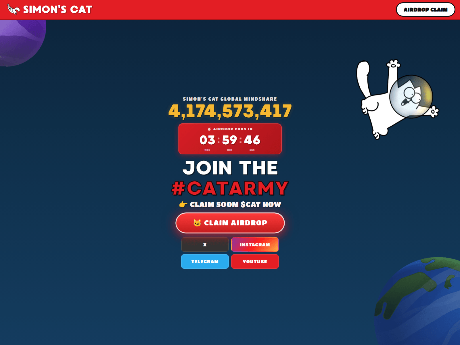 Forensic screenshot of catjet.click