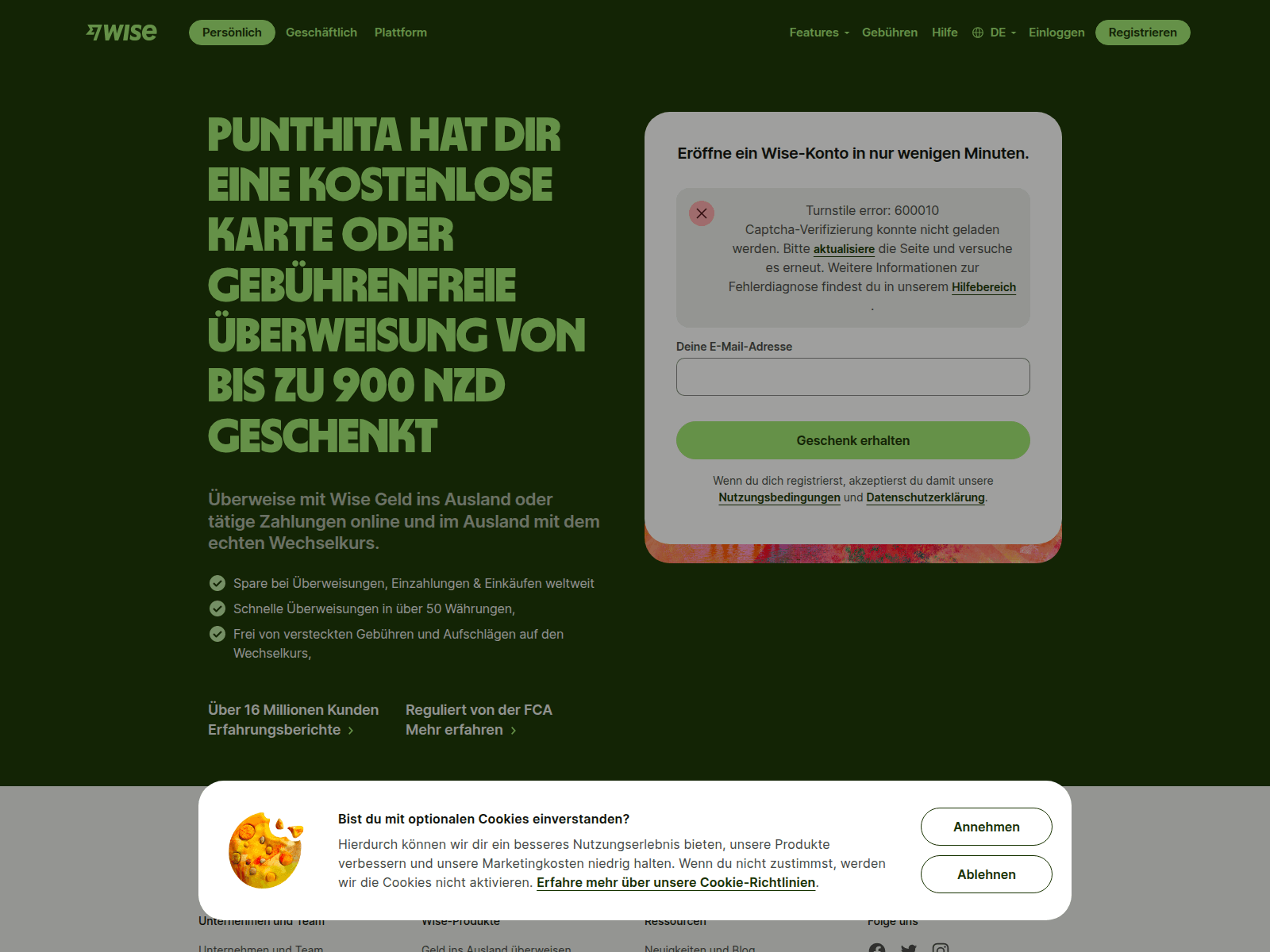 Forensic screenshot of punthitas.com