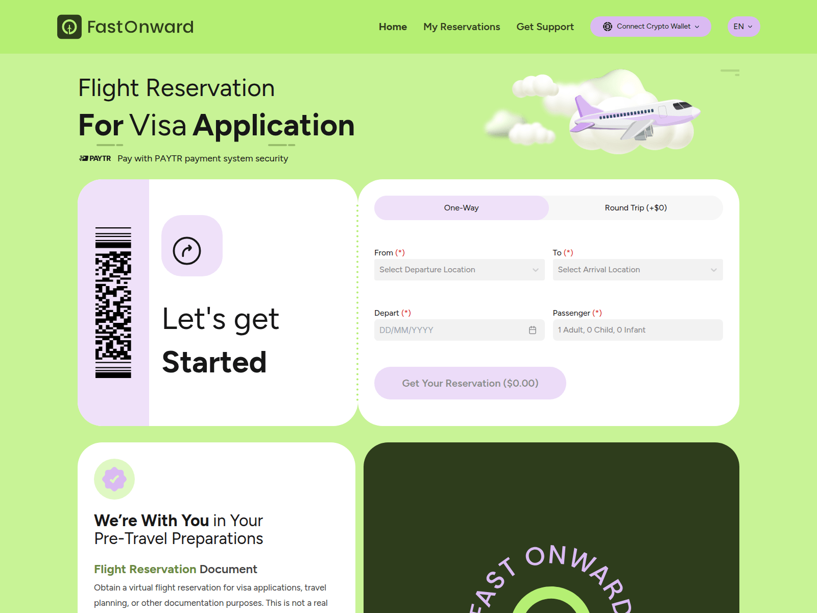 Forensic screenshot of fastonward-web-test.pages.dev