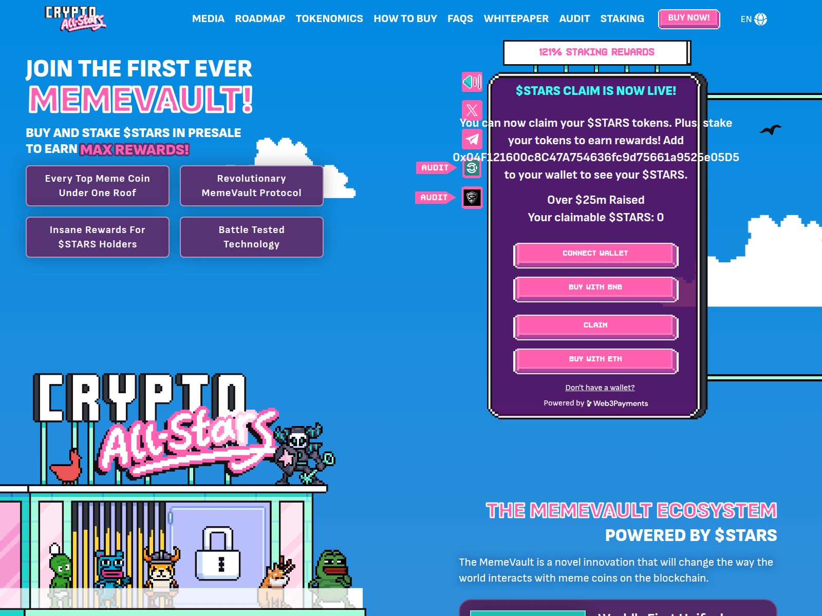 لقطة شاشة لـ cryptoallstars-hub.pages.dev