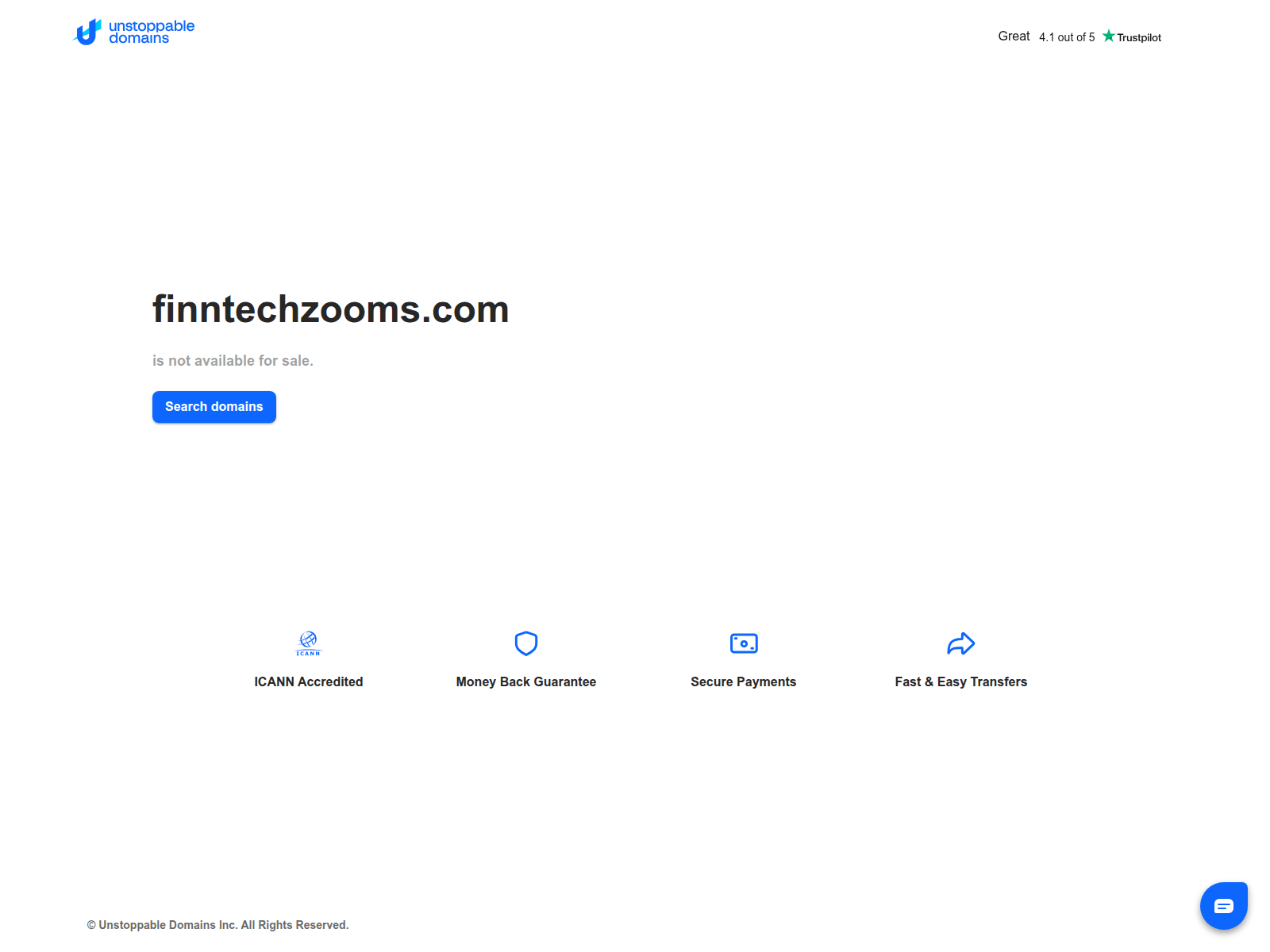 Forensic screenshot of finntechzooms.com