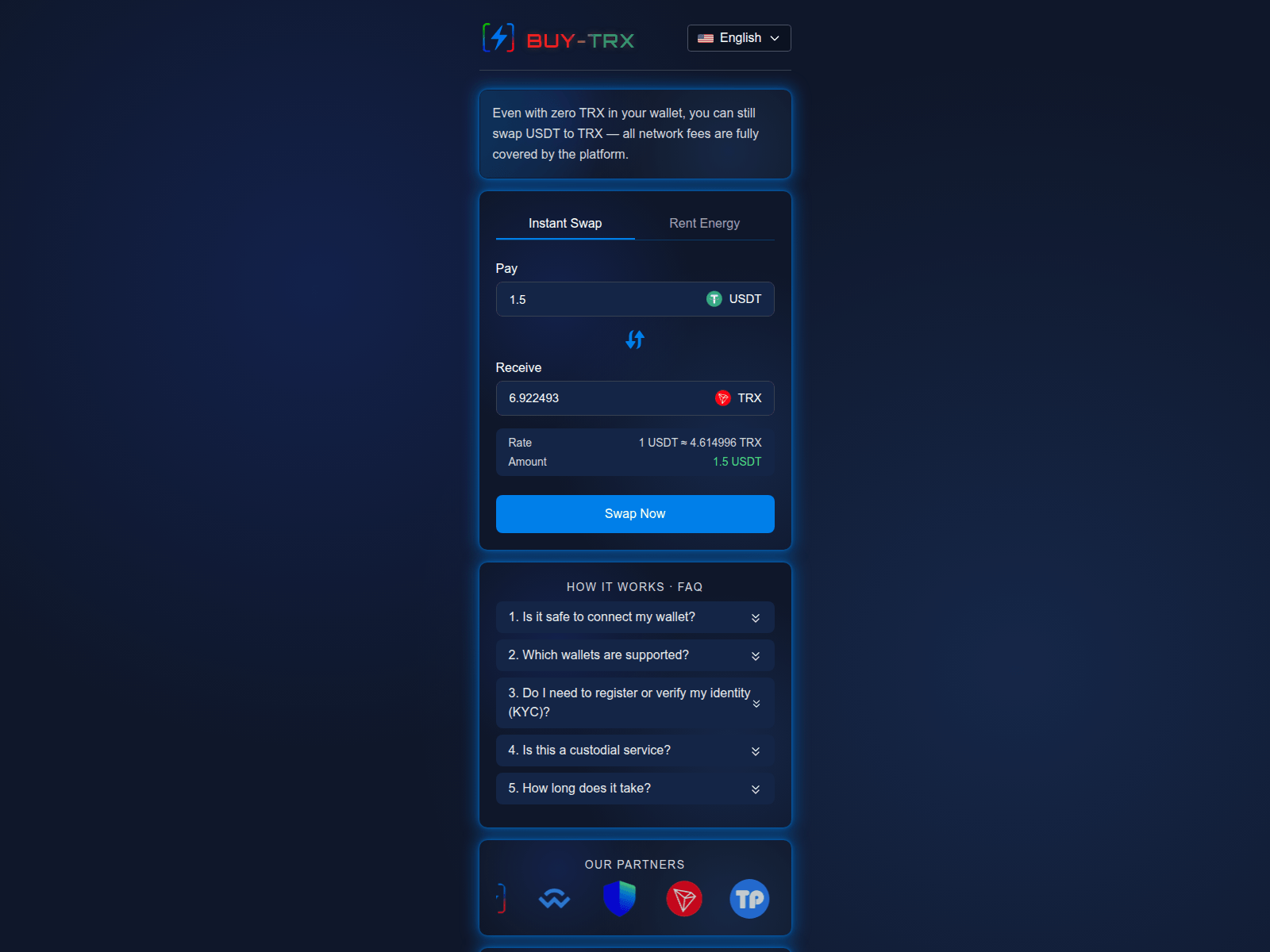 Forensic screenshot of buy-trx.lu